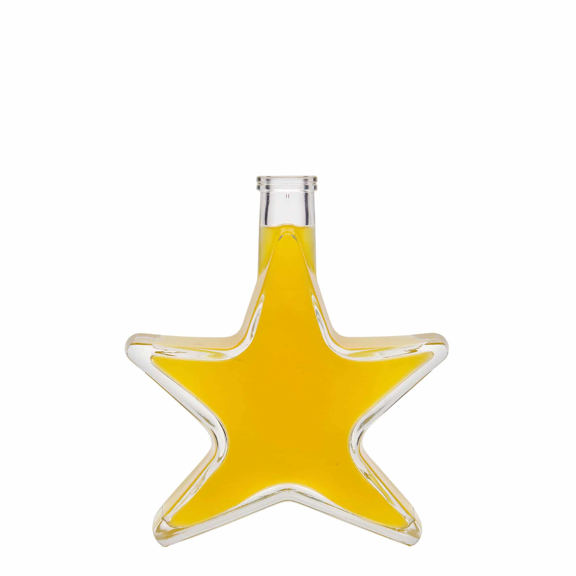 200 ml sklená fľaša „Hviezda“, hrdlo: korok