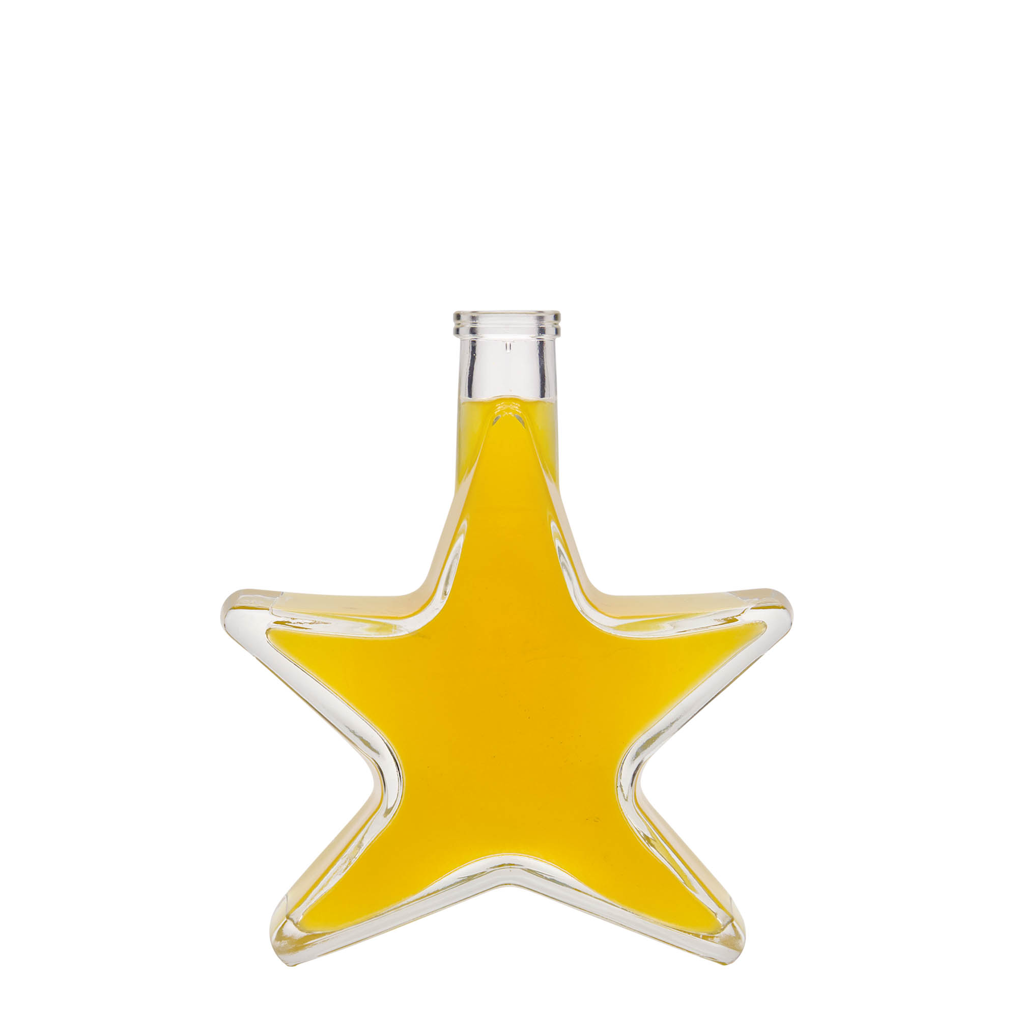 200 ml sklenená fľaša 'Hviezda', hrdlo: korok