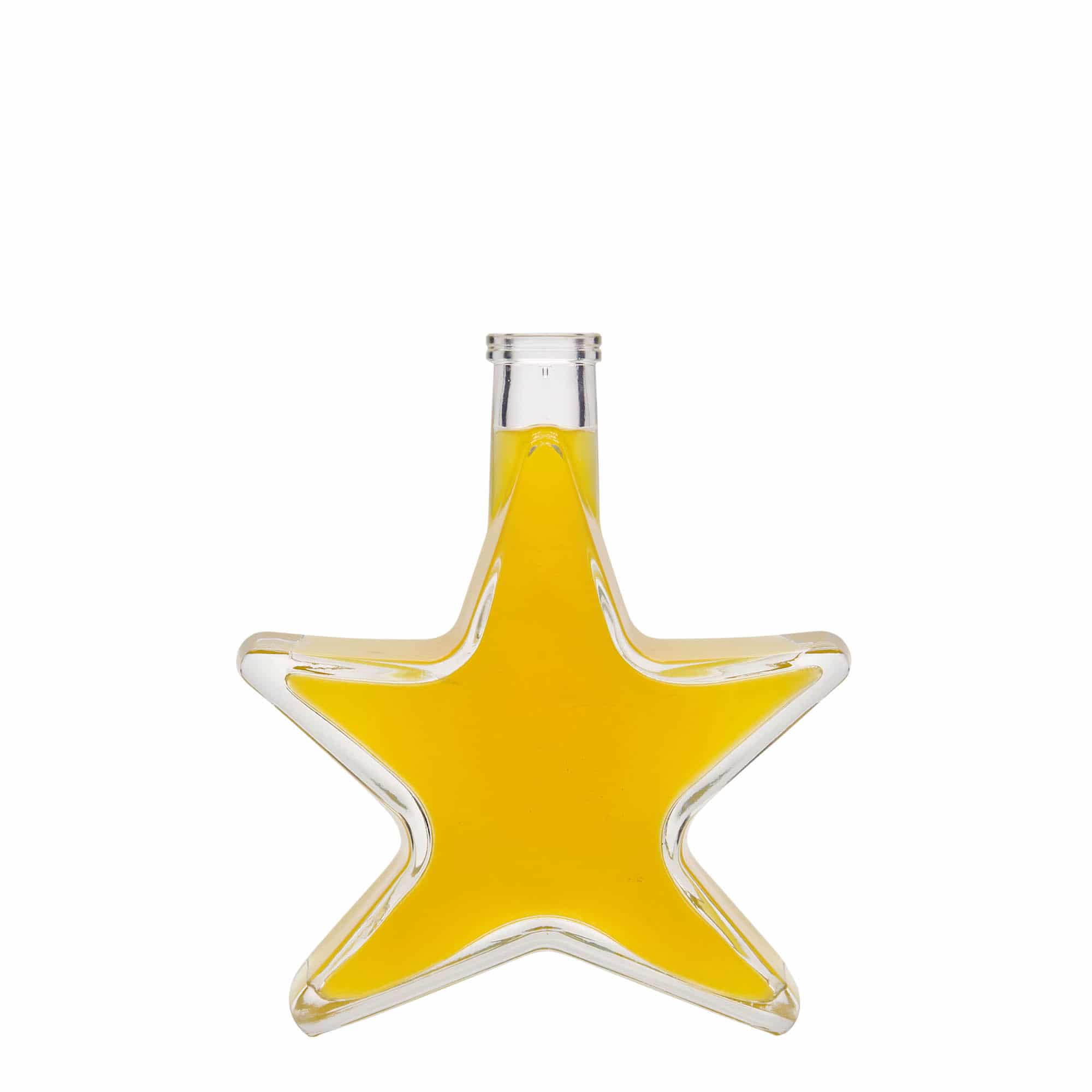 200 ml sklenená fľaša 'Hviezda', hrdlo: korok