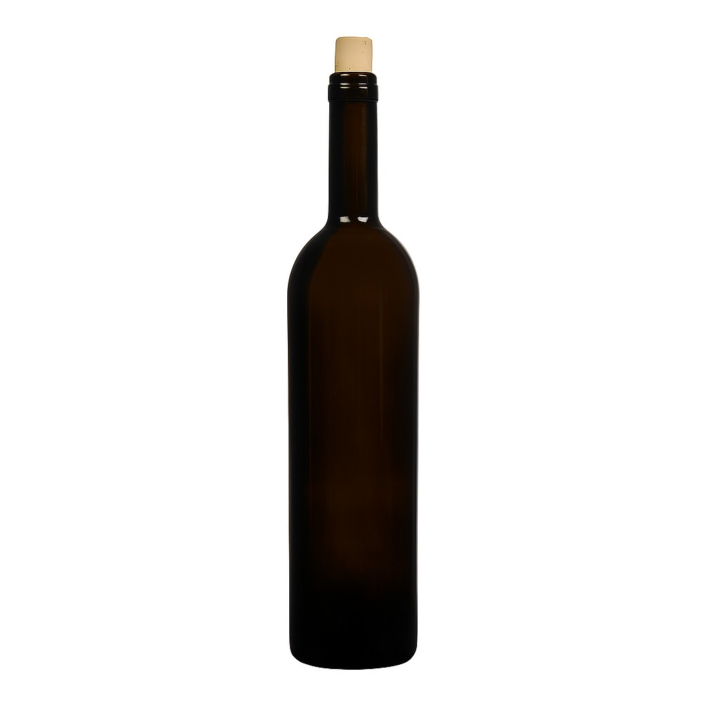 750 ml fľaša na víno 'Liberty', antikzelená, hrdlo: korok 750 ml fľaša na víno 'Liberty', antikzelená, hrdlo: korok