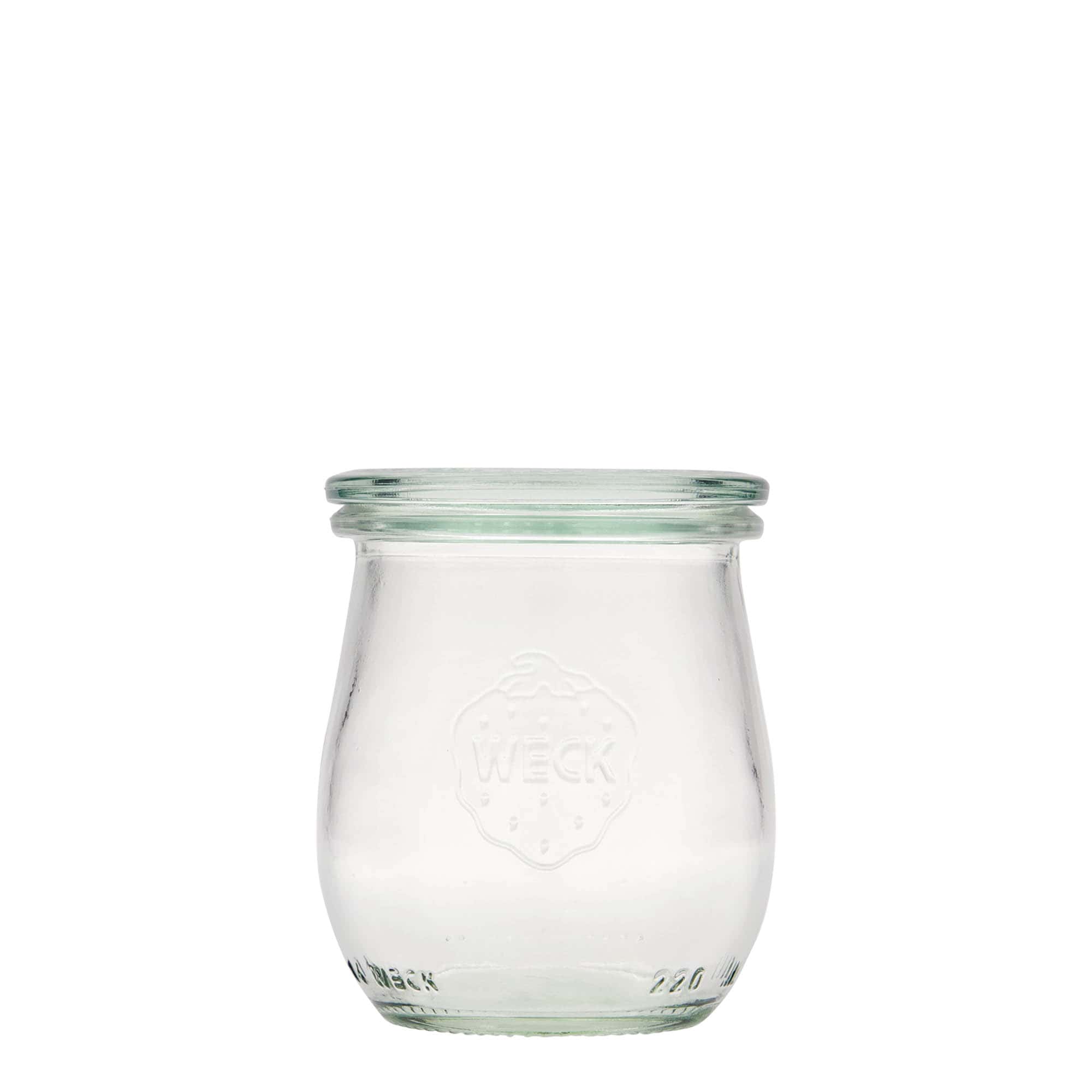 220 ml WECK tulipánová nádoba, otvor: okrúhly okraj 220 ml WECK tulipánová nádoba, otvor: okrúhly okraj
