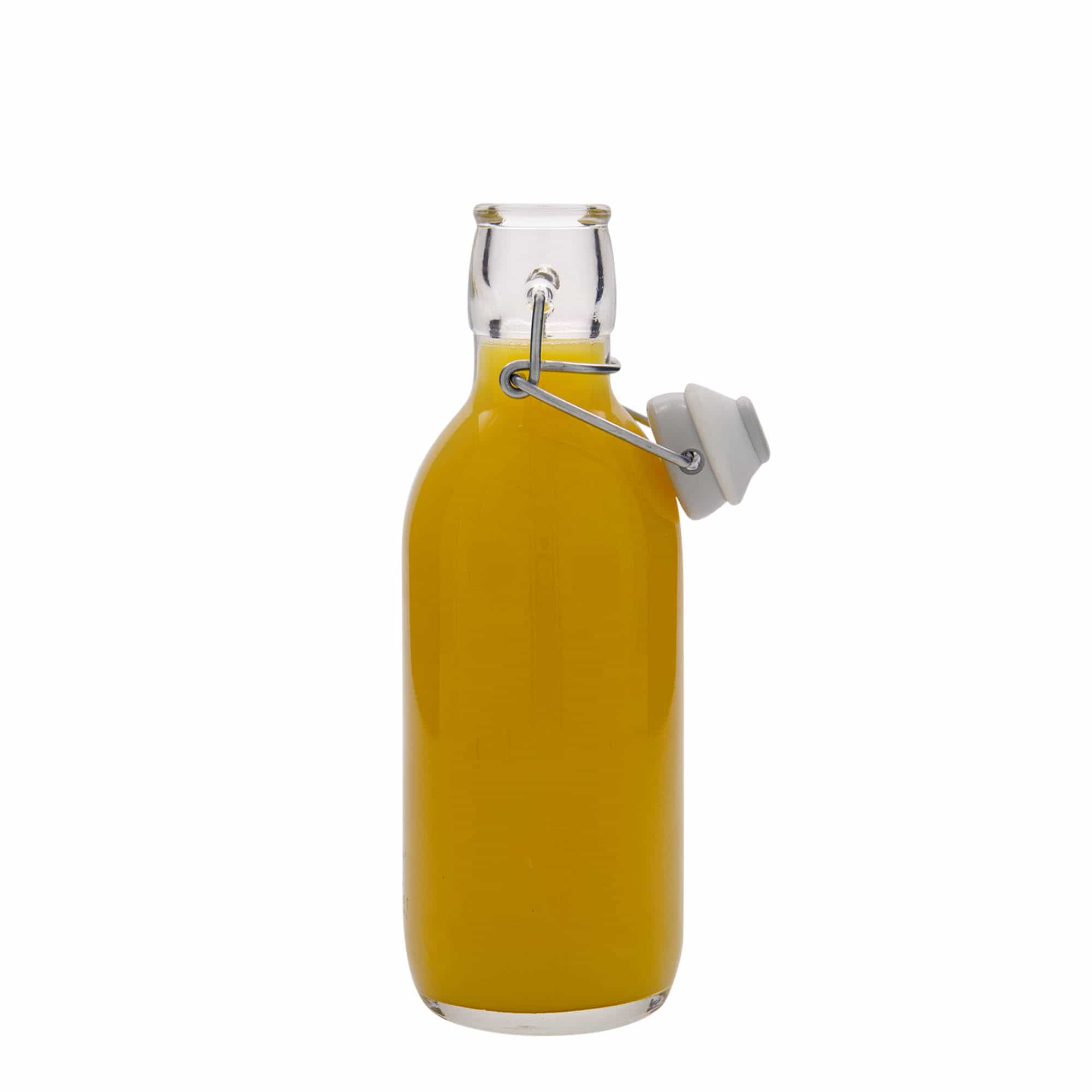 500 ml sklená fľaša „Emilia“, hrdlo: strmeňový uzáver