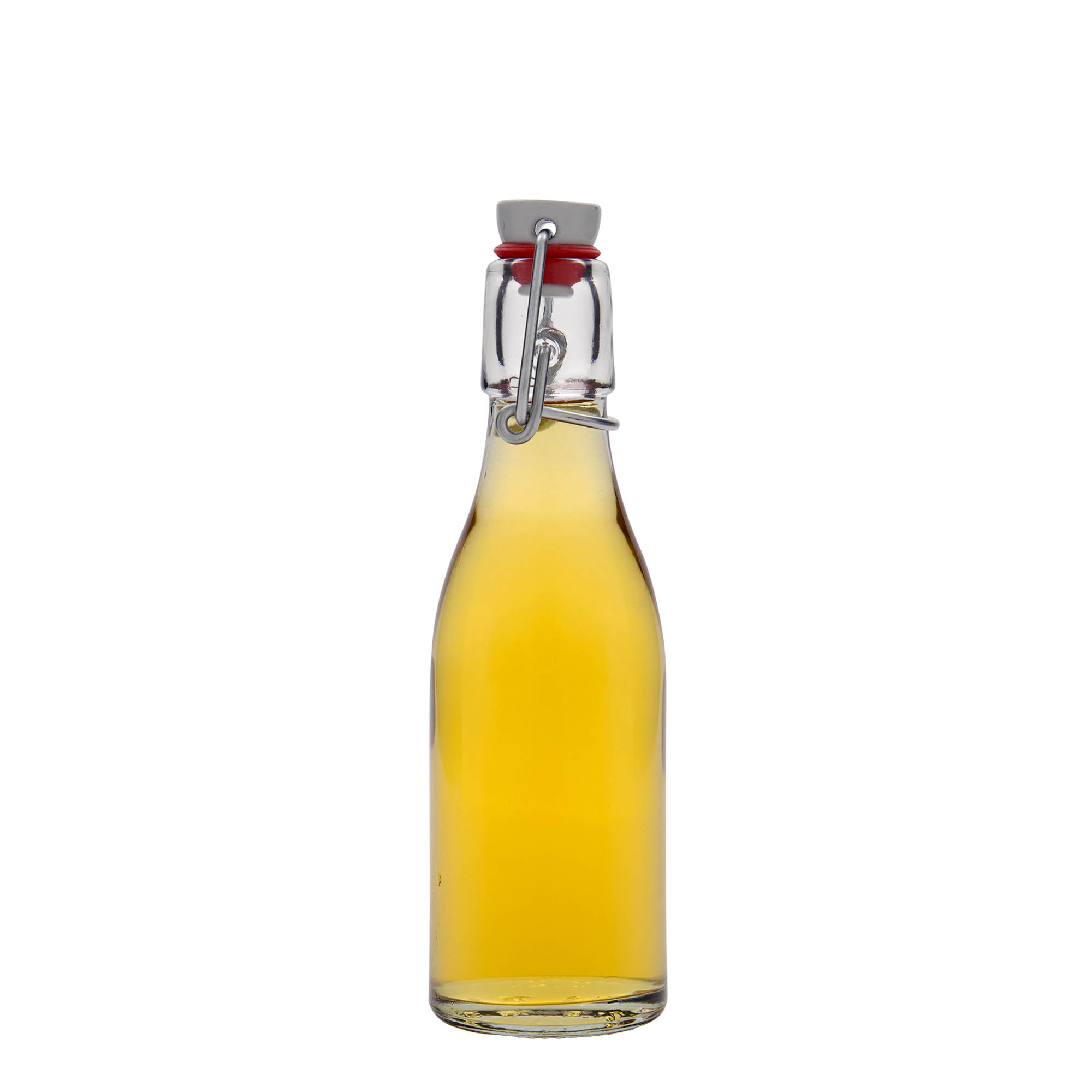 200 ml sklenená fľaša 'Paul', hrdlo: pákové uzatváranie