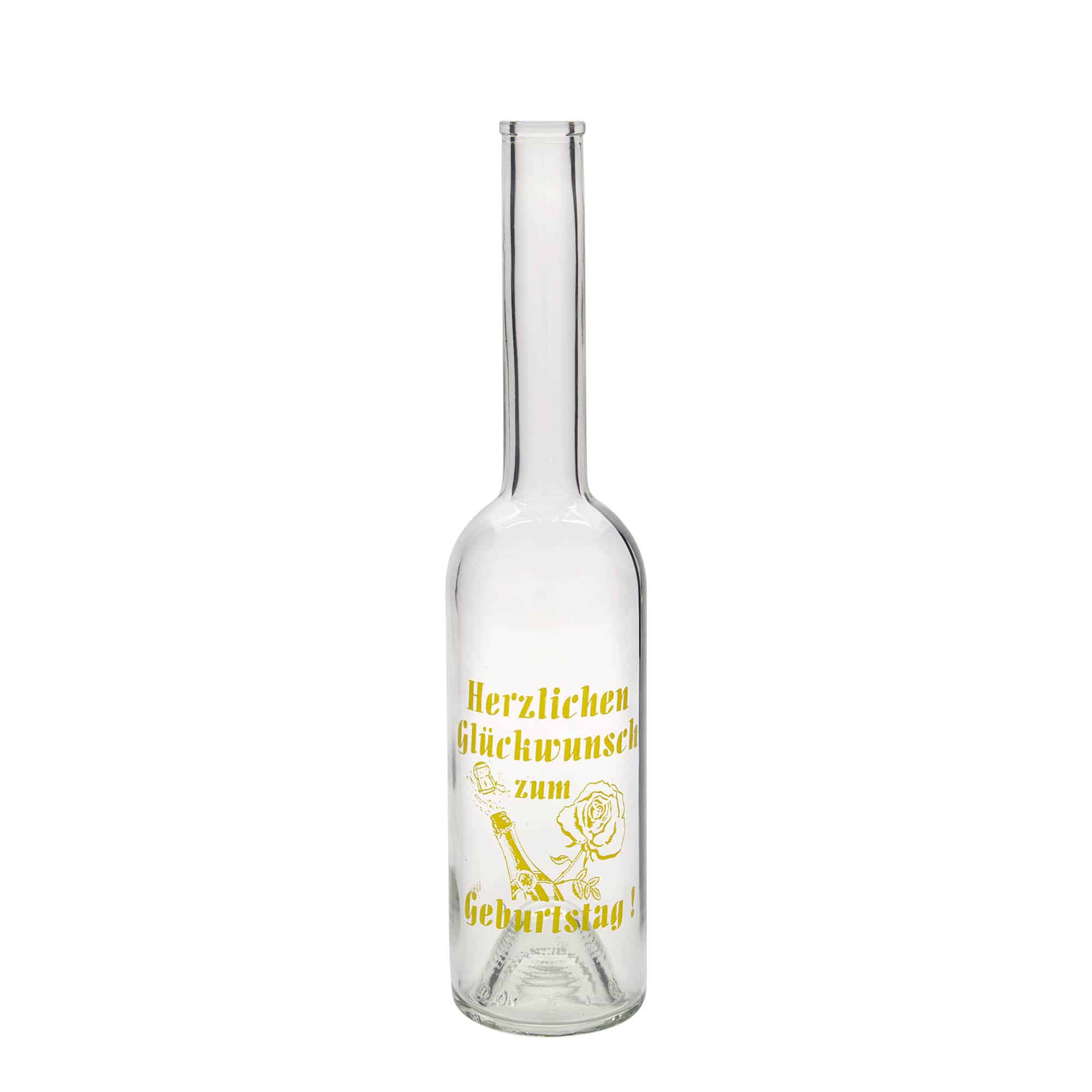 500 ml sklená fľaša „Opera“, motív: Apple, hrdlo: korok 500 ml sklená fľaša „Opera“, motív: Apple, hrdlo: korok