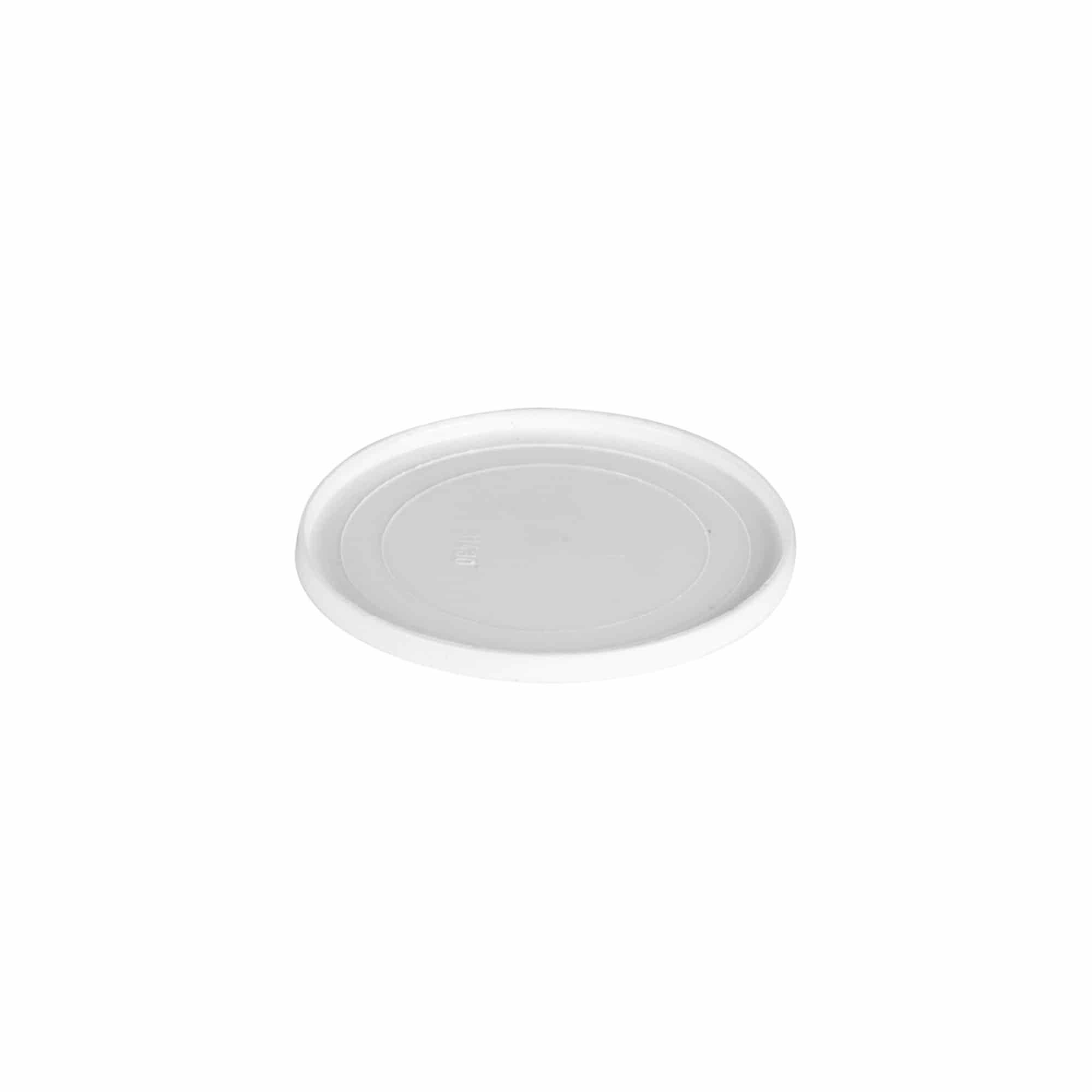 Krycia doska pre 30 ml 'Bianca', PP-plast, biela
