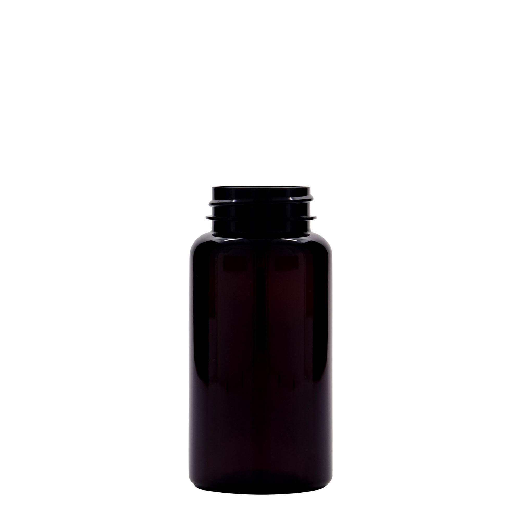 150 ml PET obal, plast, hnedý, hrdlo: 38/400 150 ml PET obal, plast, hnedý, hrdlo: 38/400