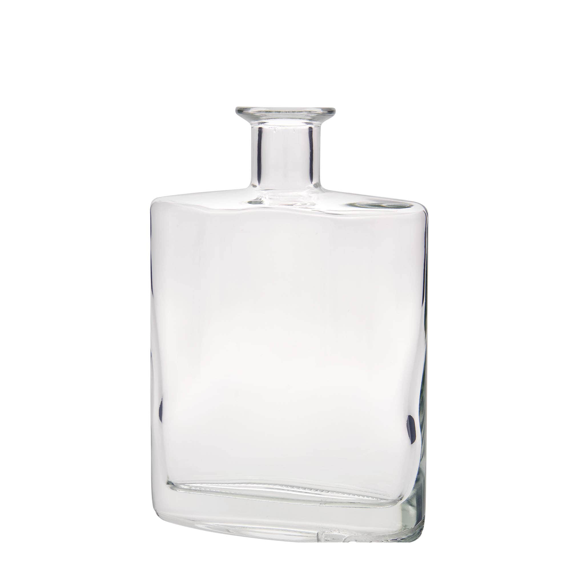 700 ml sklená fľaša „Zorbas“, oválna, hrdlo: korok