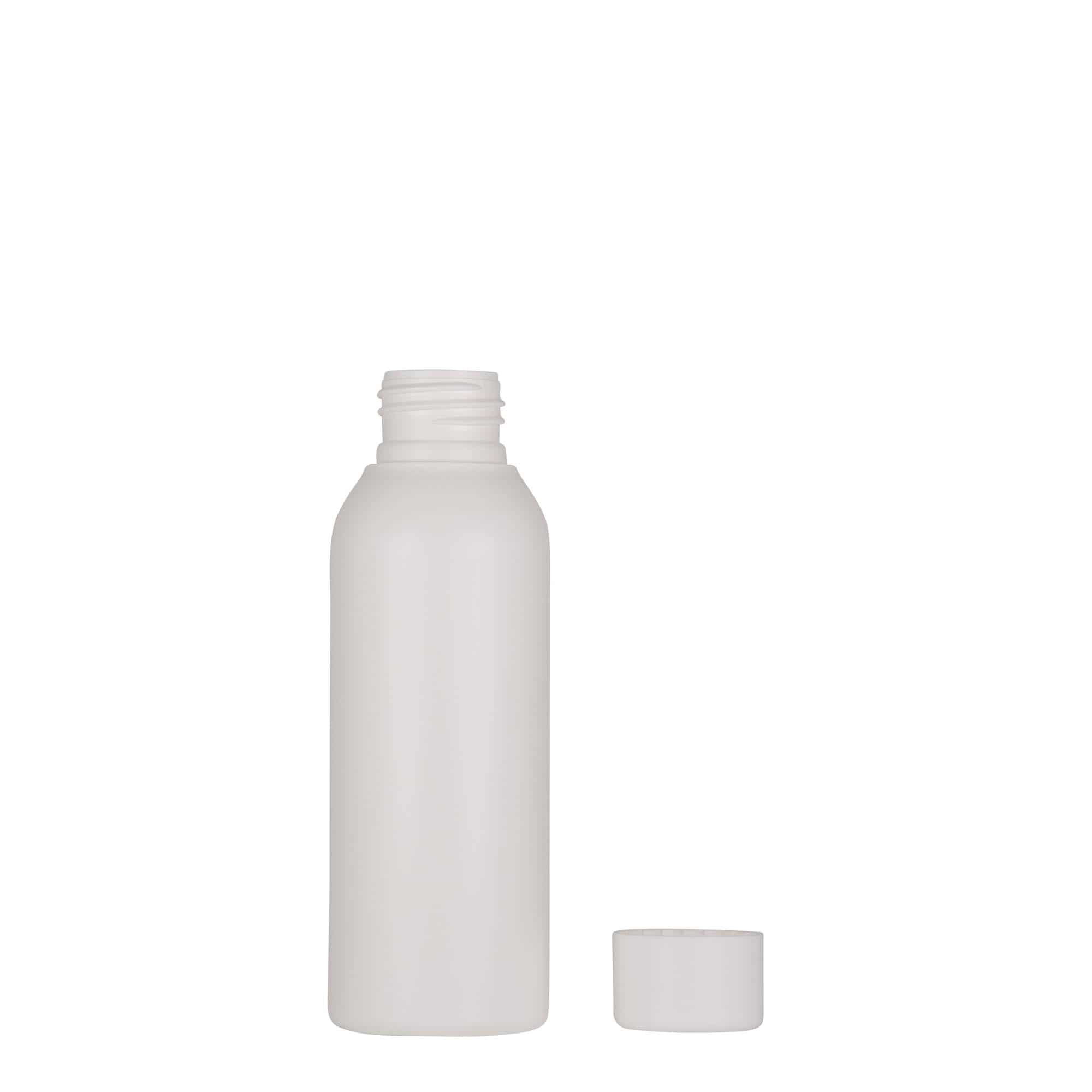 100 ml plastová fľaša „Tuffy“, HDPE, biela farba, hrdlo: GPI 24/410