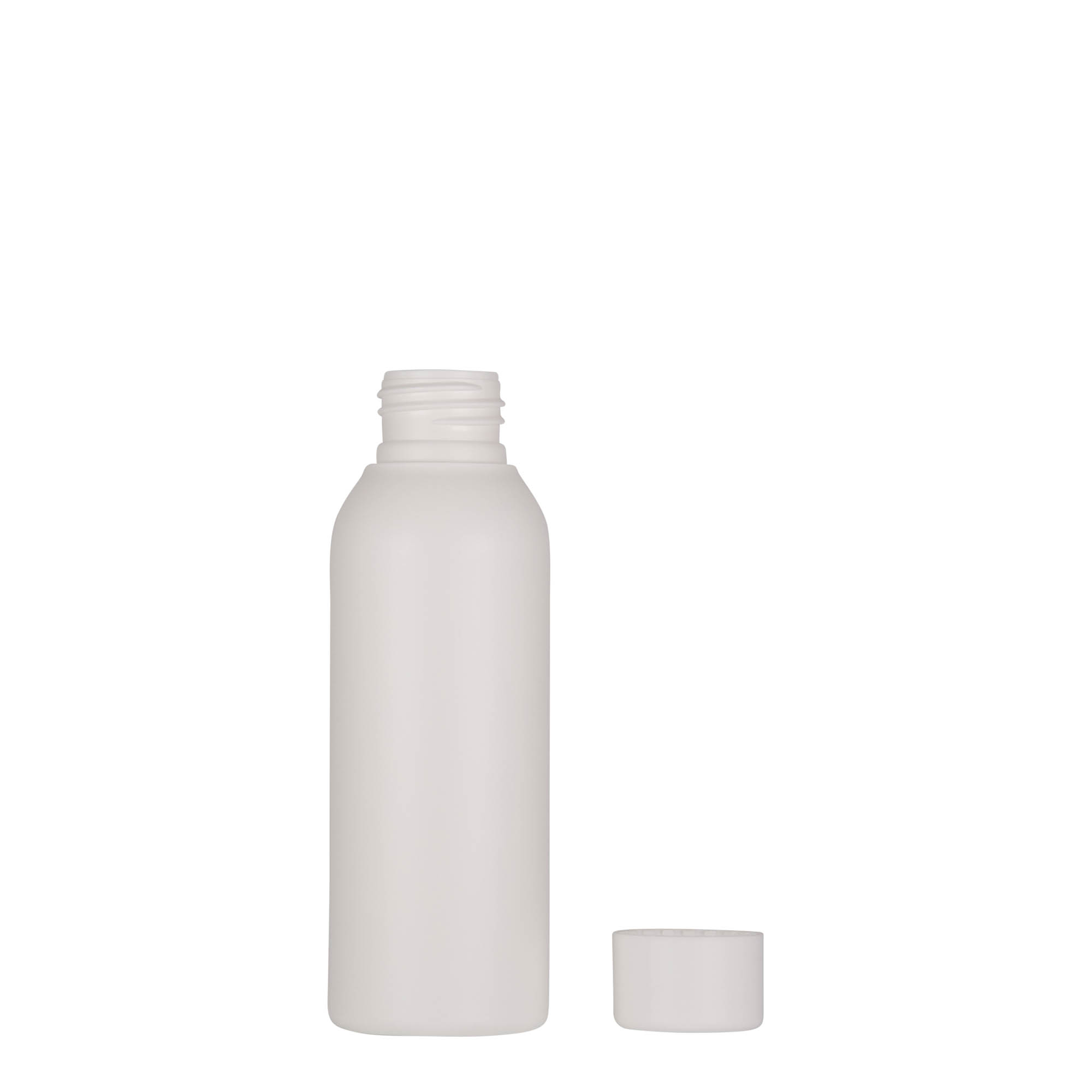 100 ml plastová fľaša 'Tuffy', HDPE, biela, hrdlo: 24/410