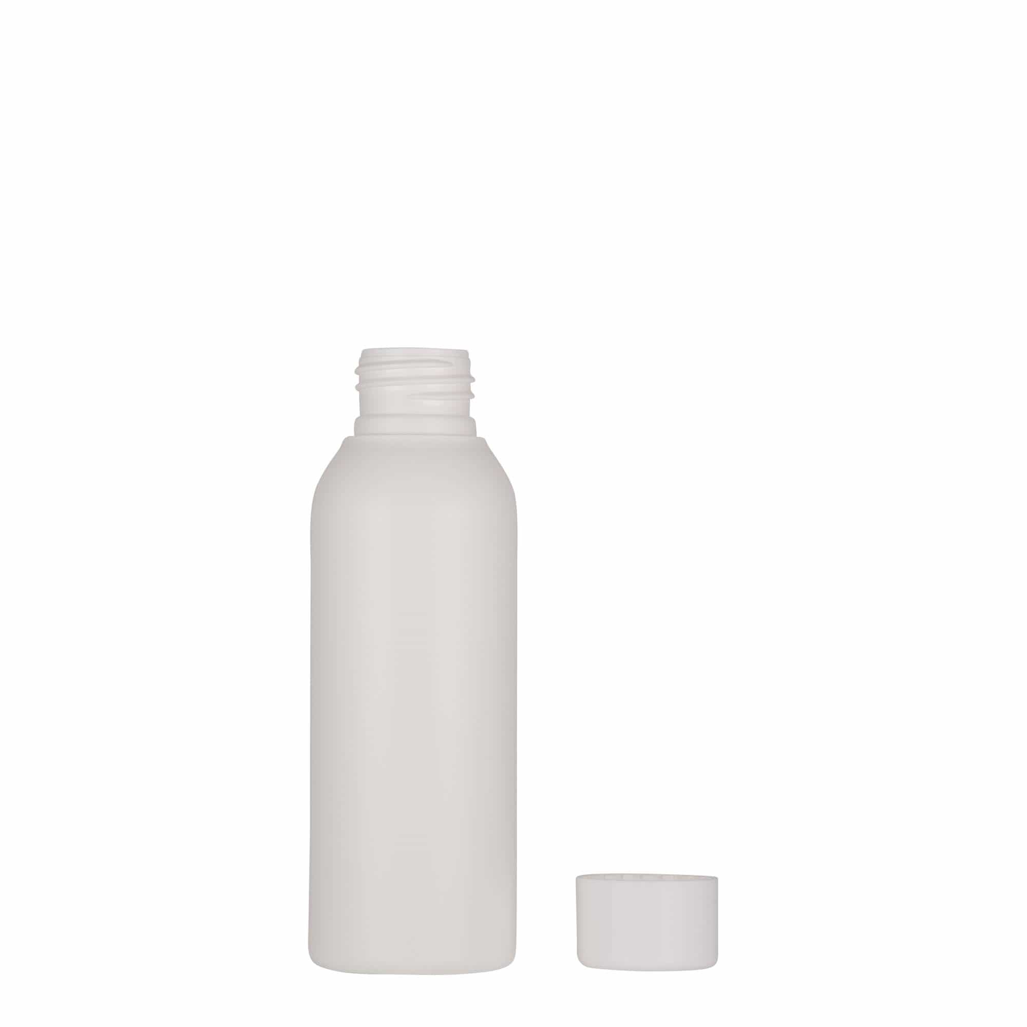 100 ml plastová fľaša 'Tuffy', HDPE, biela, hrdlo: 24/410