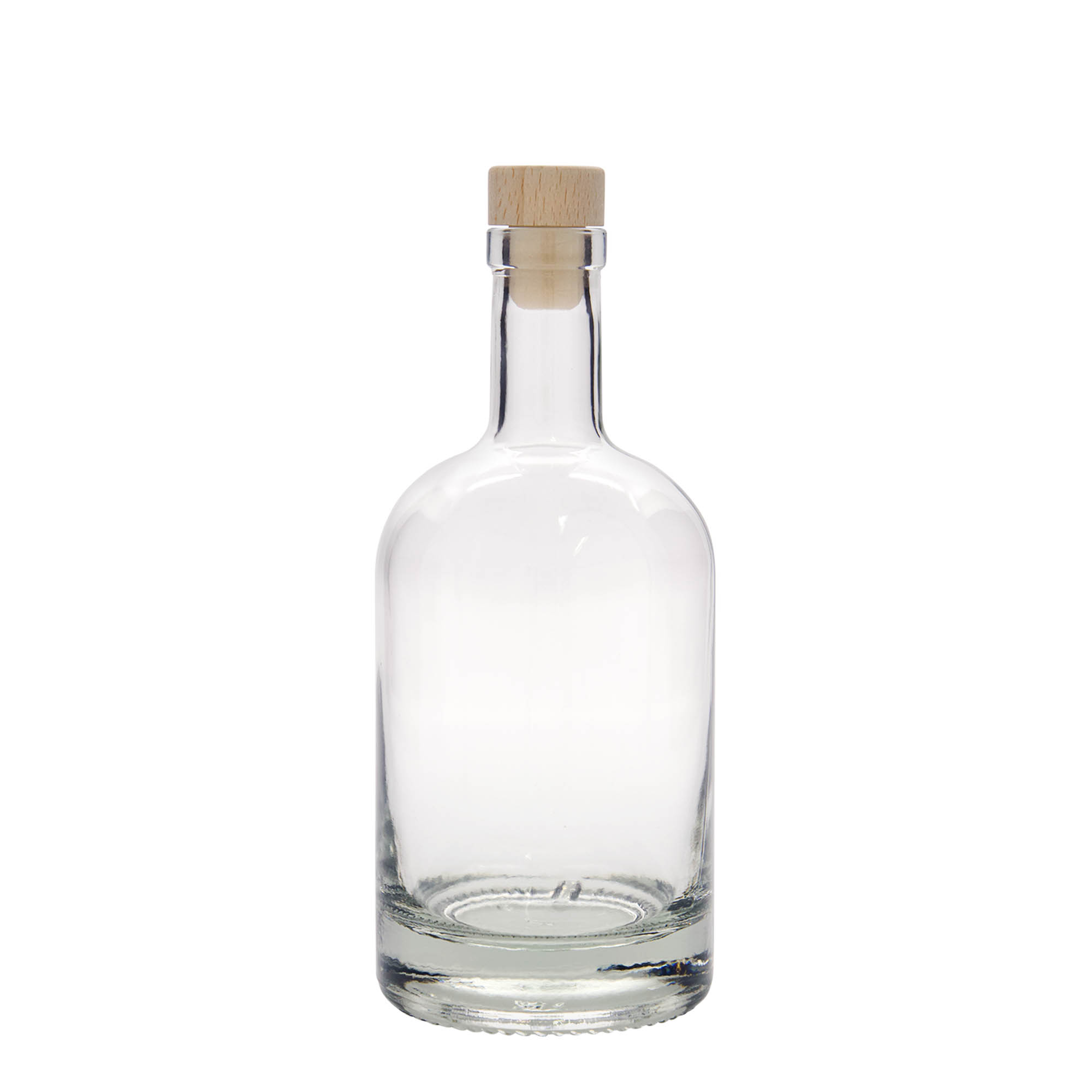 500 ml sklenená fľaša 'First Class', hrdlo: korok