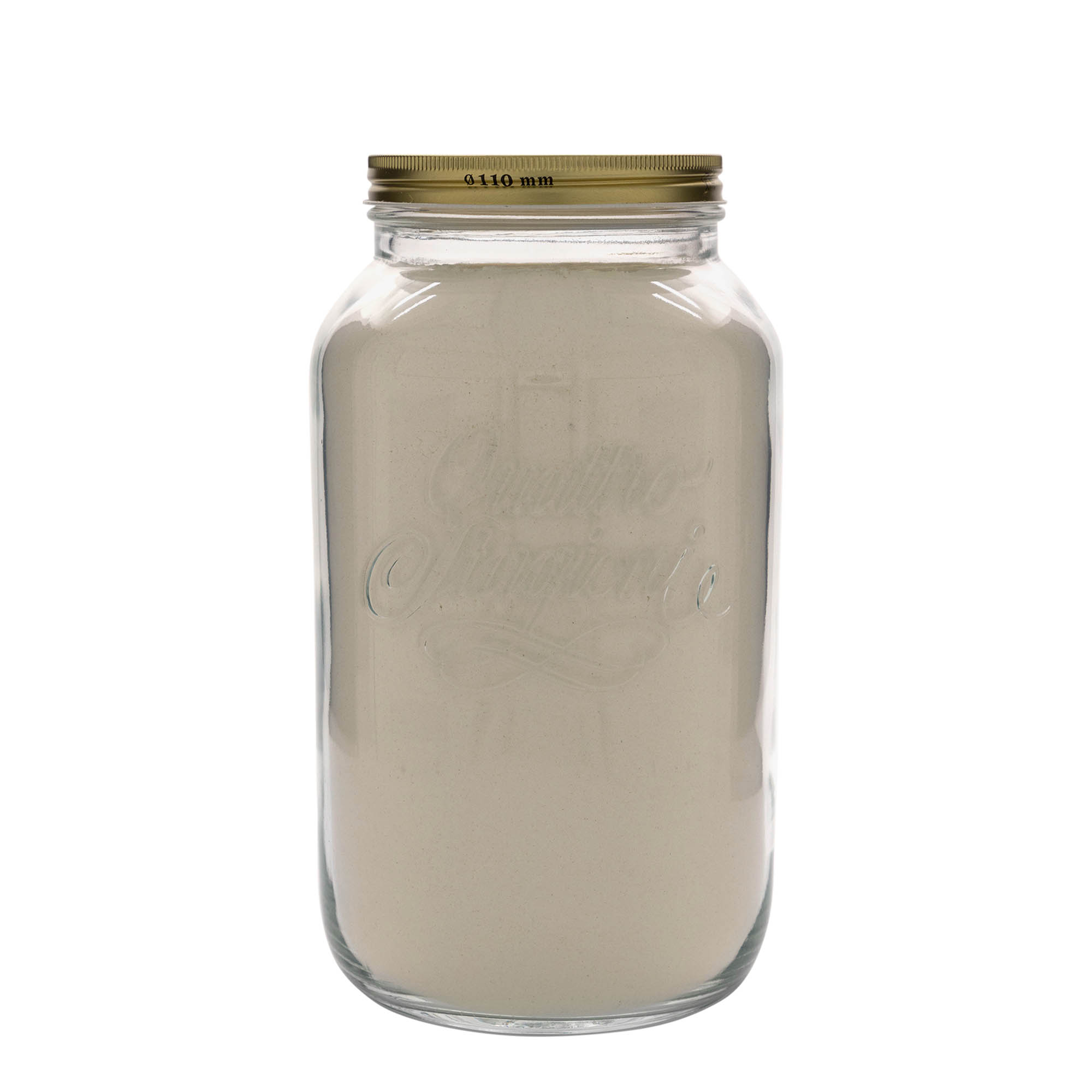 3.800 ml sklo 'Quattro Stagioni', ústie: závitové viečko 3.800 ml sklo 'Quattro Stagioni', ústie: závitové viečko