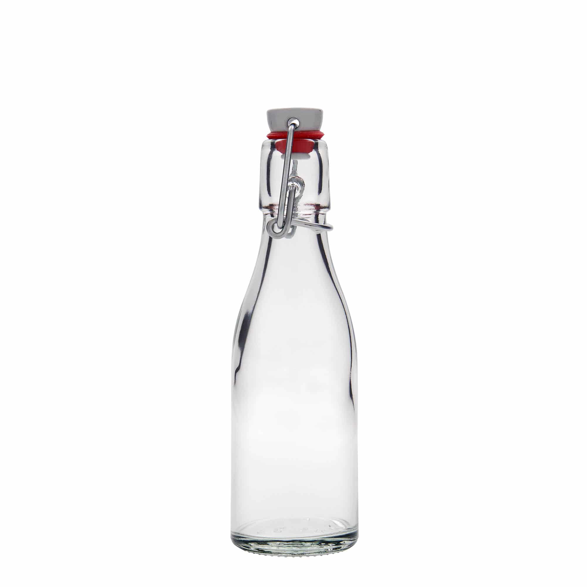 200 ml sklená fľaša „Paul“, hrdlo: strmeňový uzáver