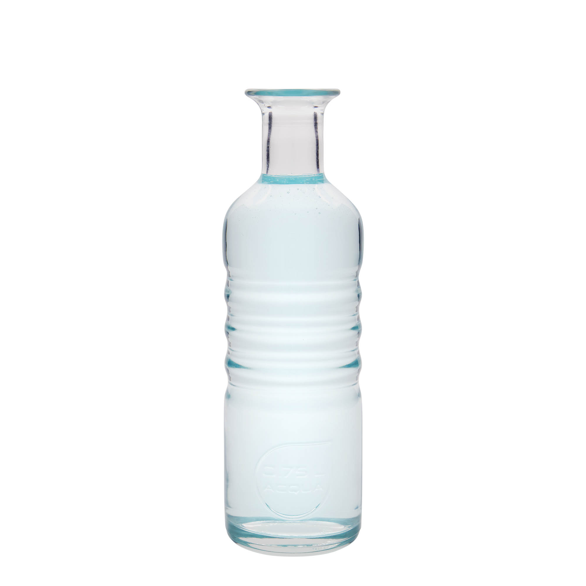 750 ml sklenená fľaša 'Optima Acqua', hrdlo: korok