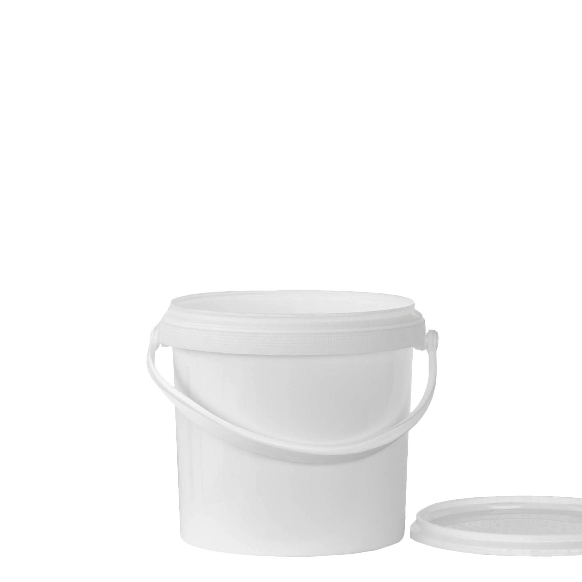 2,5 l vedro, PP-plast, biele