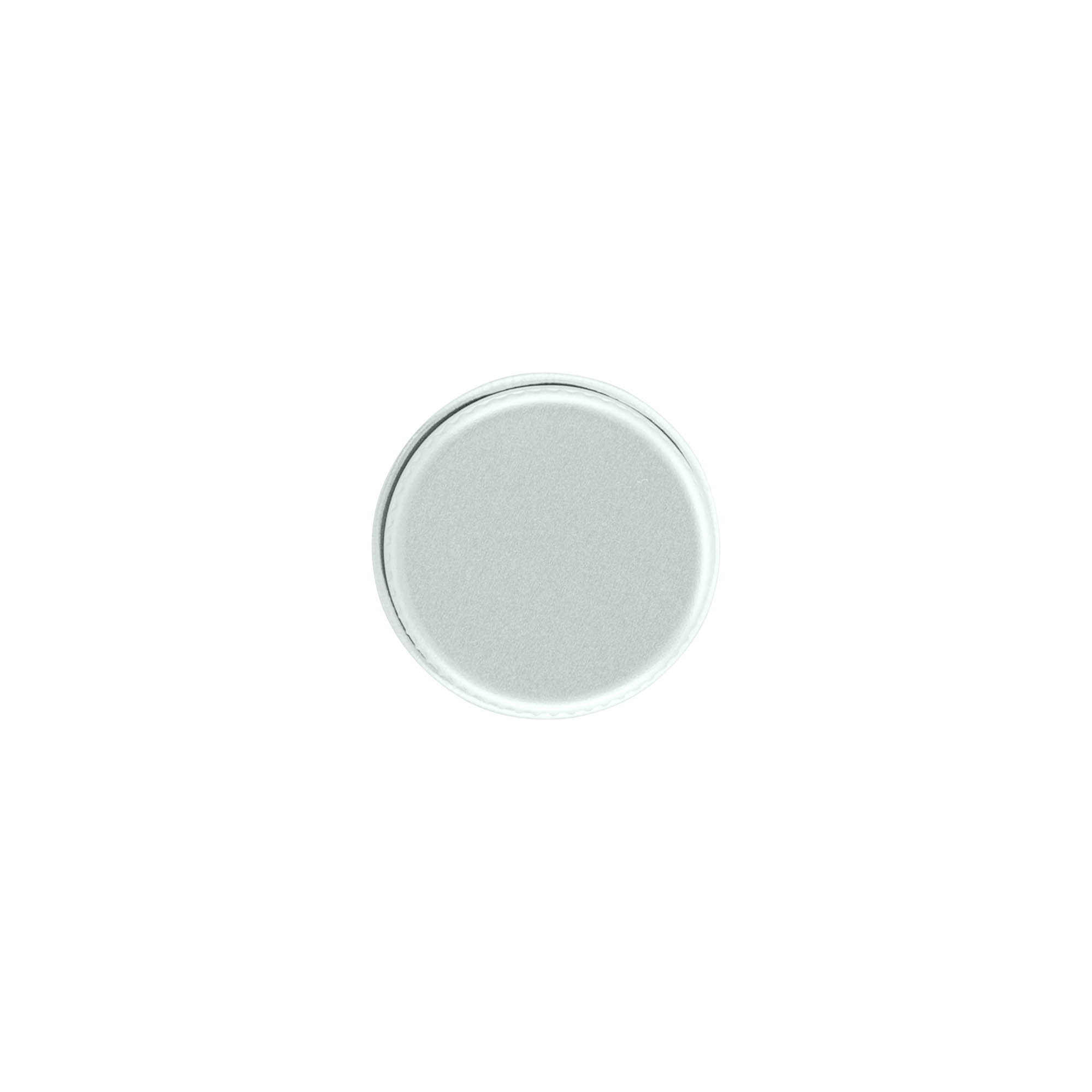Závitové viečko, kovové, strieborné, pre hrdlo: 24/410 Závitové viečko, kovové, strieborné, pre hrdlo: 24/410