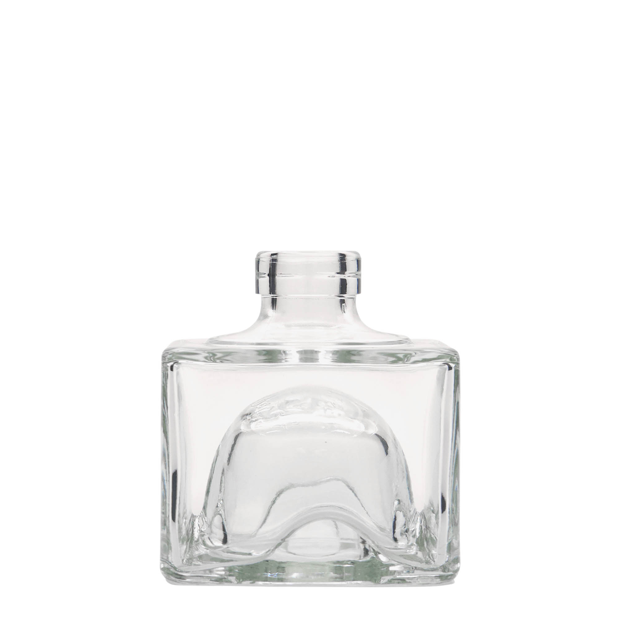 200 ml sklenená fľaša 'Cocolores', štvorcová, hrdlo: korok