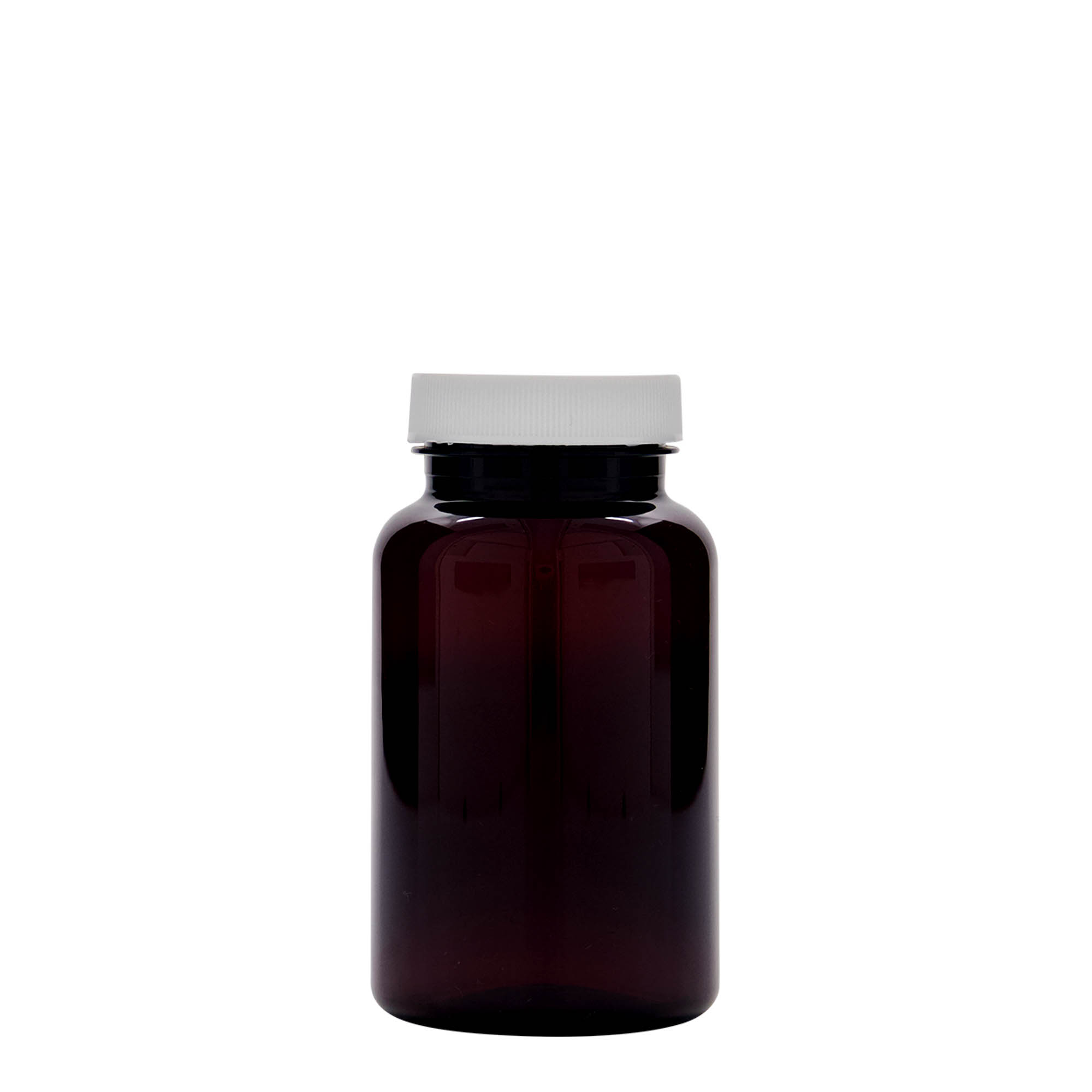 200 ml PET obal, plast, hnedý, hrdlo: 45/400