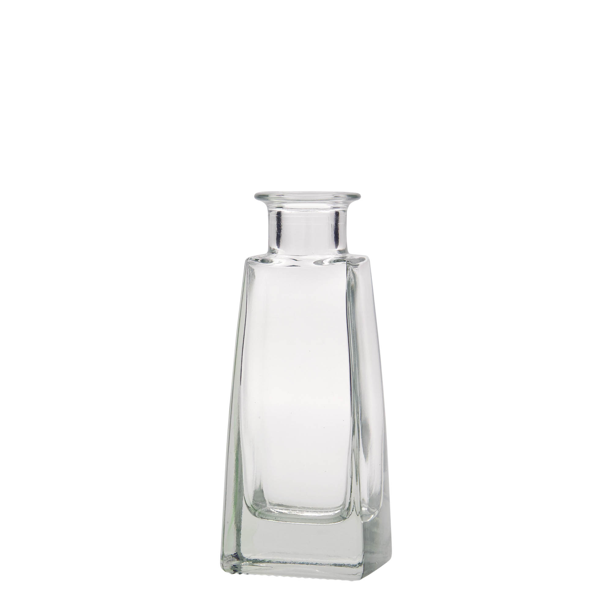 100 ml sklenená fľaša 'Timmy', obdĺžniková, hrdlo: korok