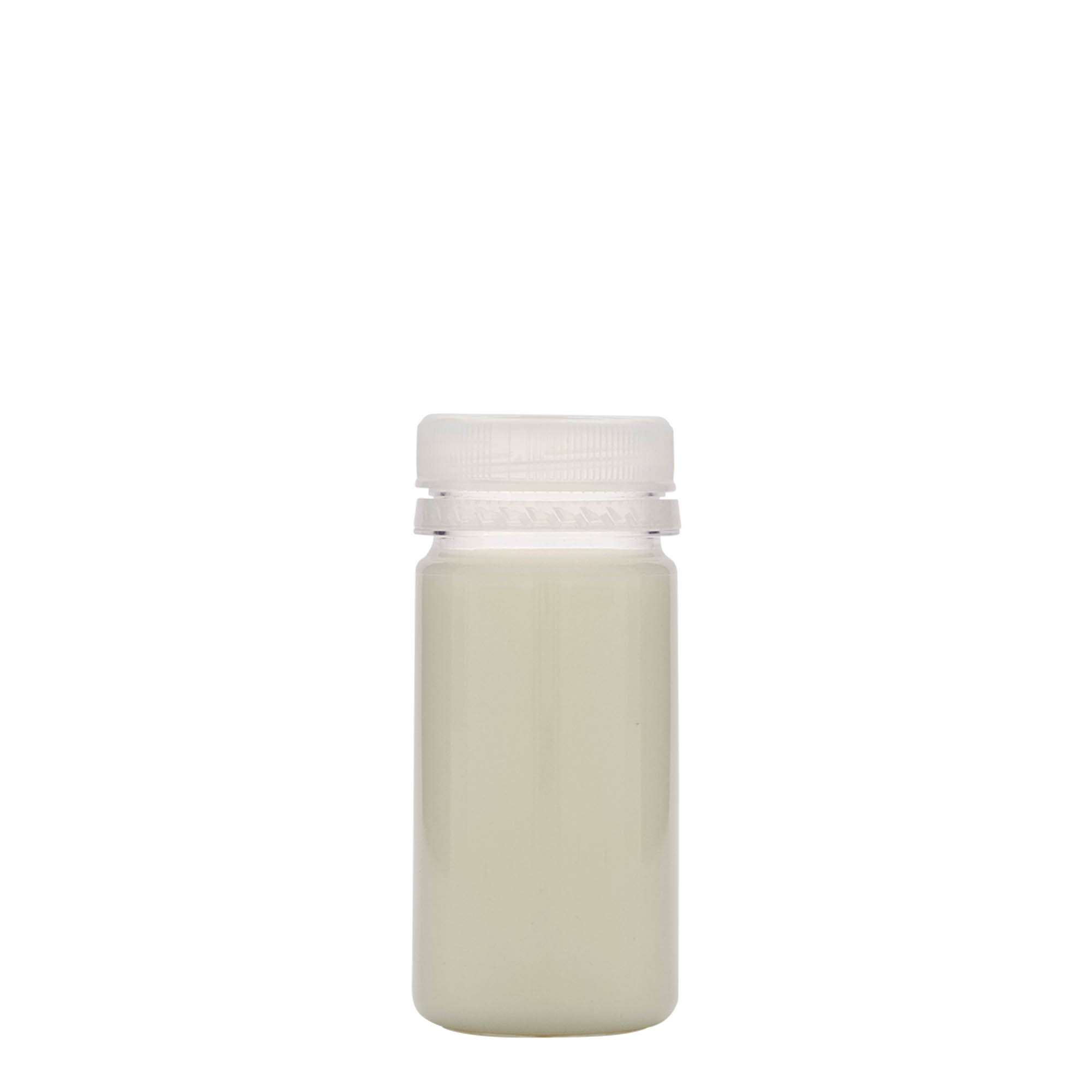 100 ml PET fľaša 'Everytime', plast, hrdlo: 38 mm 100 ml PET fľaša 'Everytime', plast, hrdlo: 38 mm