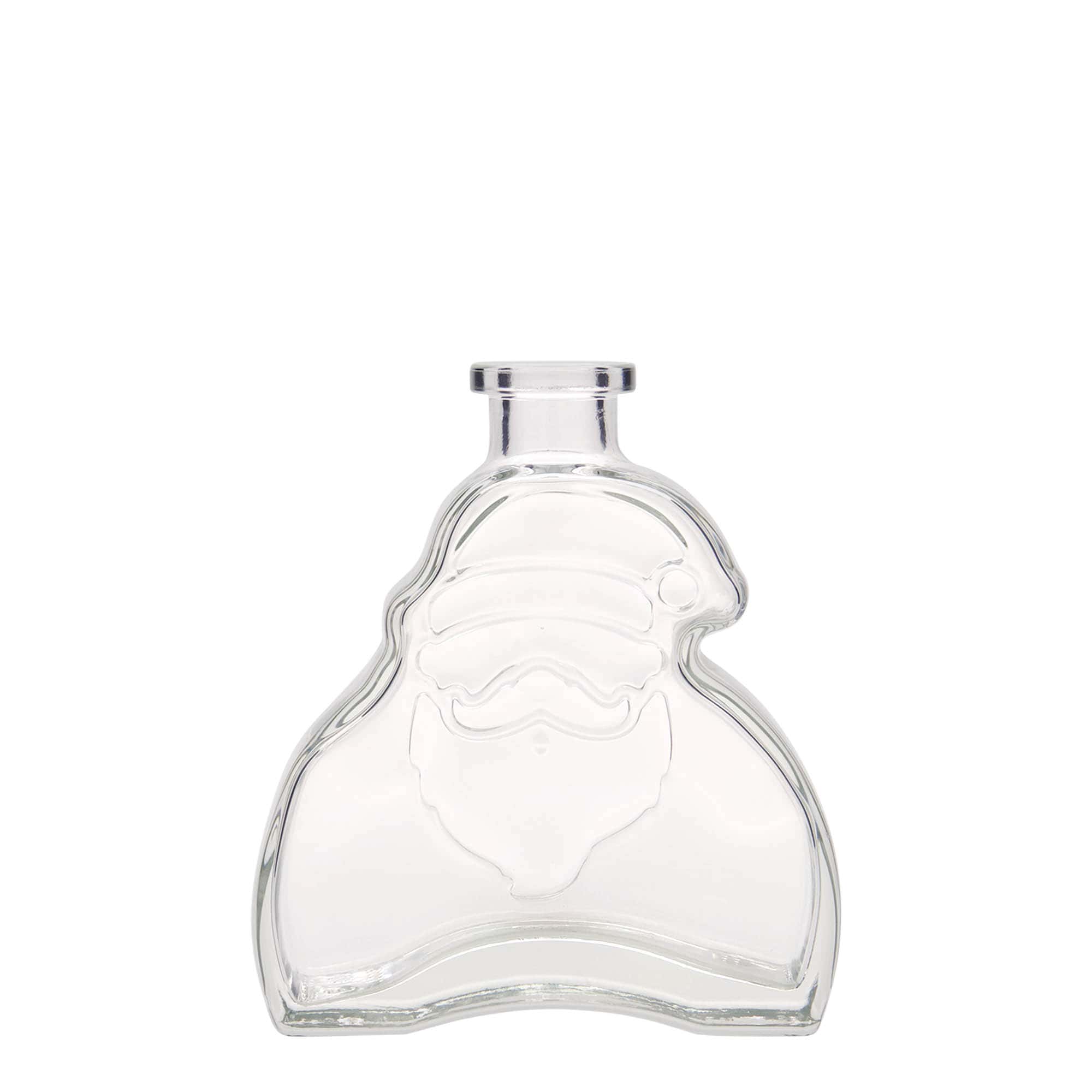 200 ml sklená fľaša „Santa Claus“, hrdlo: korok 200 ml sklená fľaša „Santa Claus“, hrdlo: korok