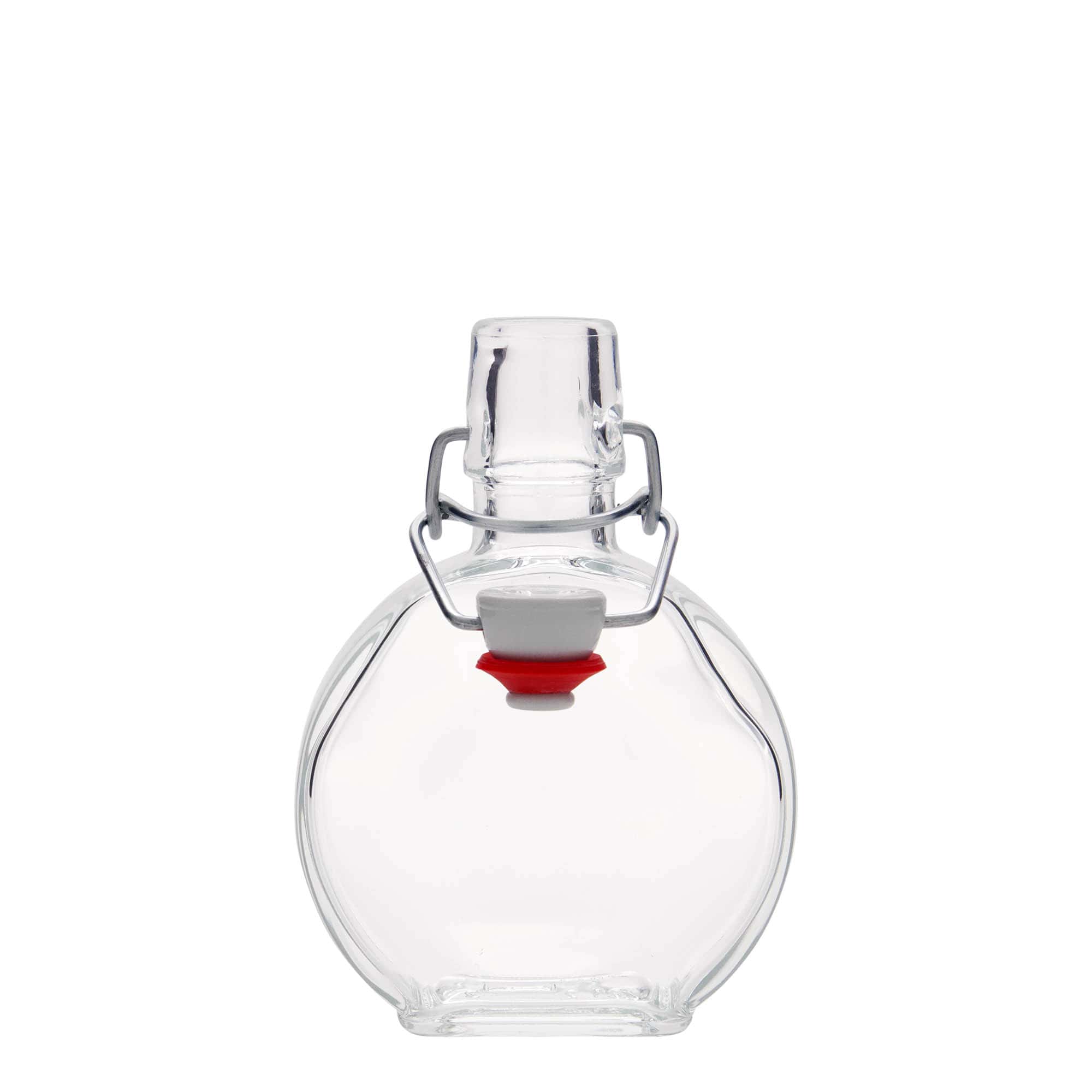 200 ml sklenená fľaša 'Sensatione', obdĺžniková, hrdlo: uzáver s pántom 200 ml sklenená fľaša 'Sensatione', obdĺžniková, hrdlo: uzáver s pántom