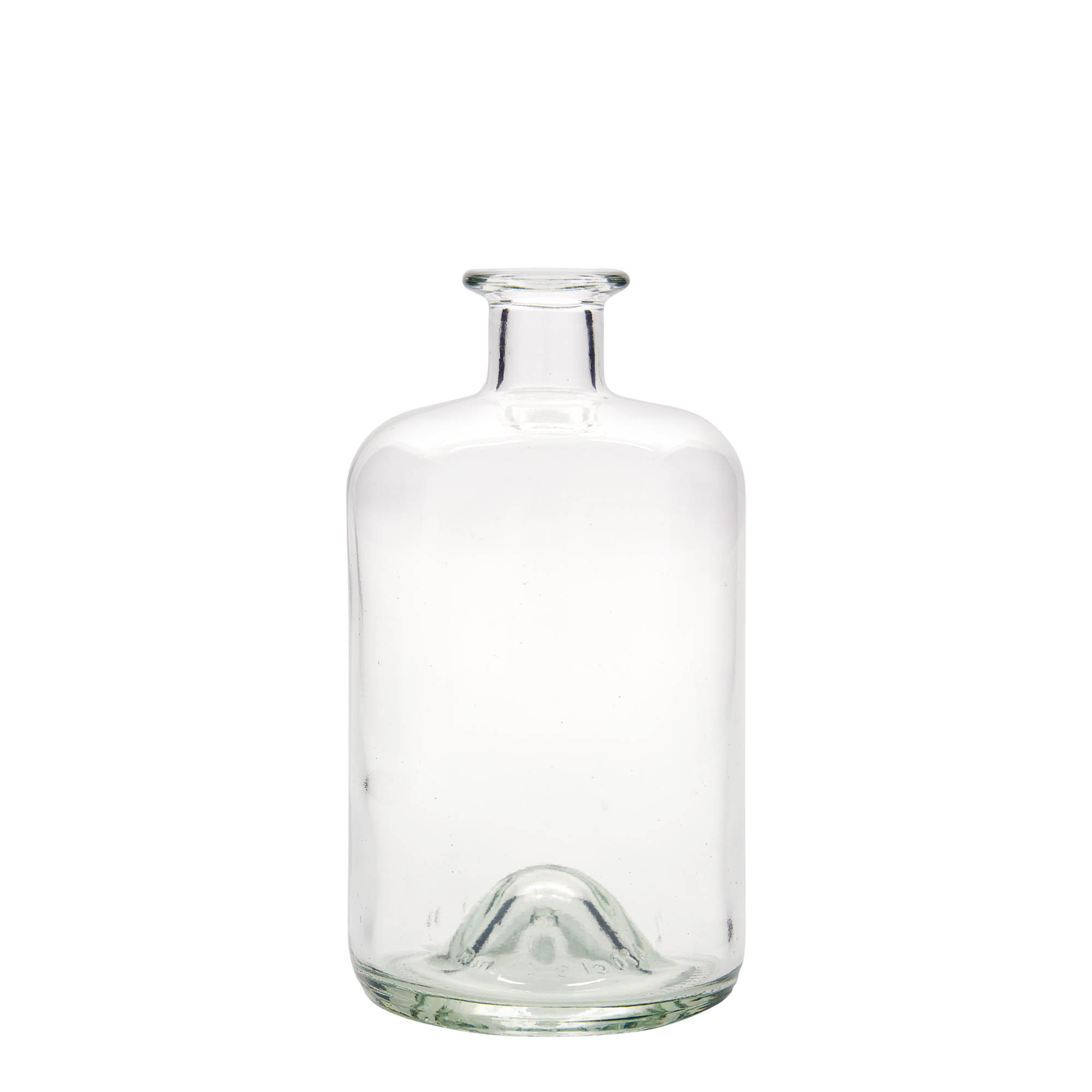 700 ml lekárnická sklenená fľaša, hrdlo: korok