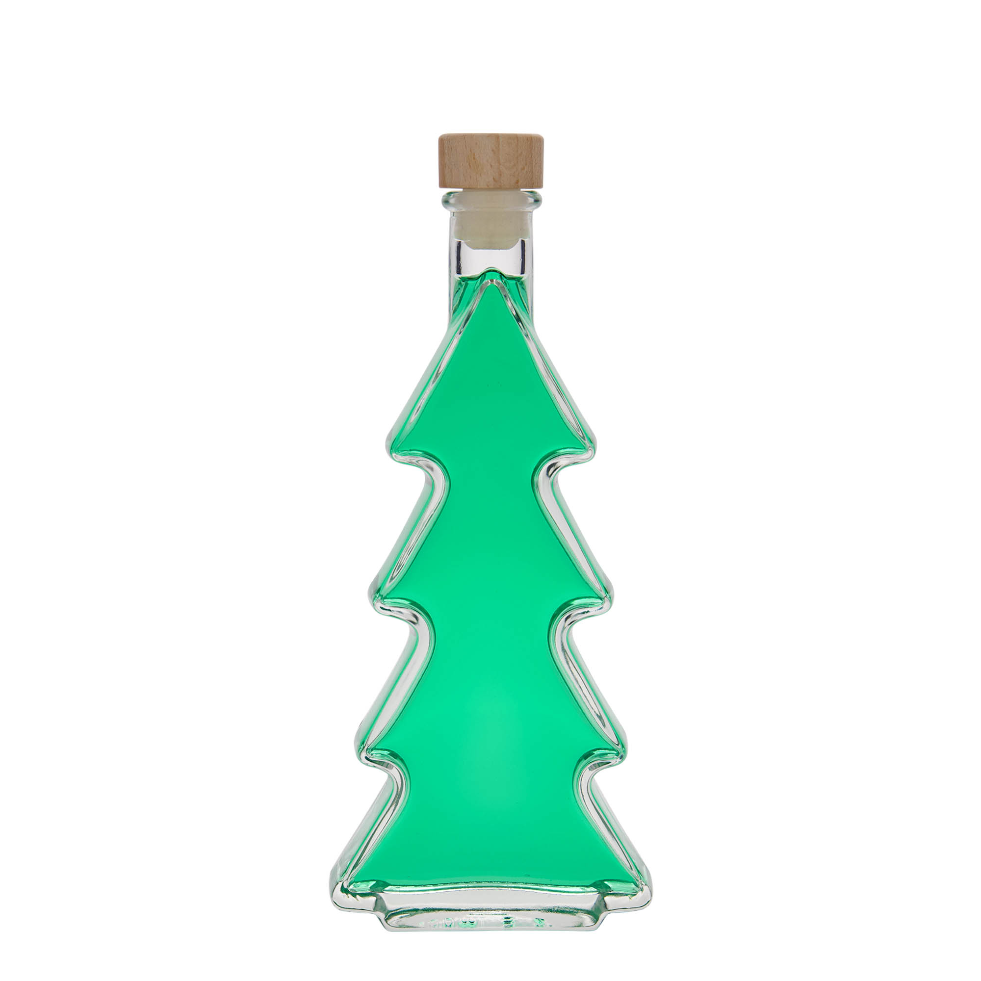 200 ml sklenená fľaša 'Tannenbaum', hrdlo: korok