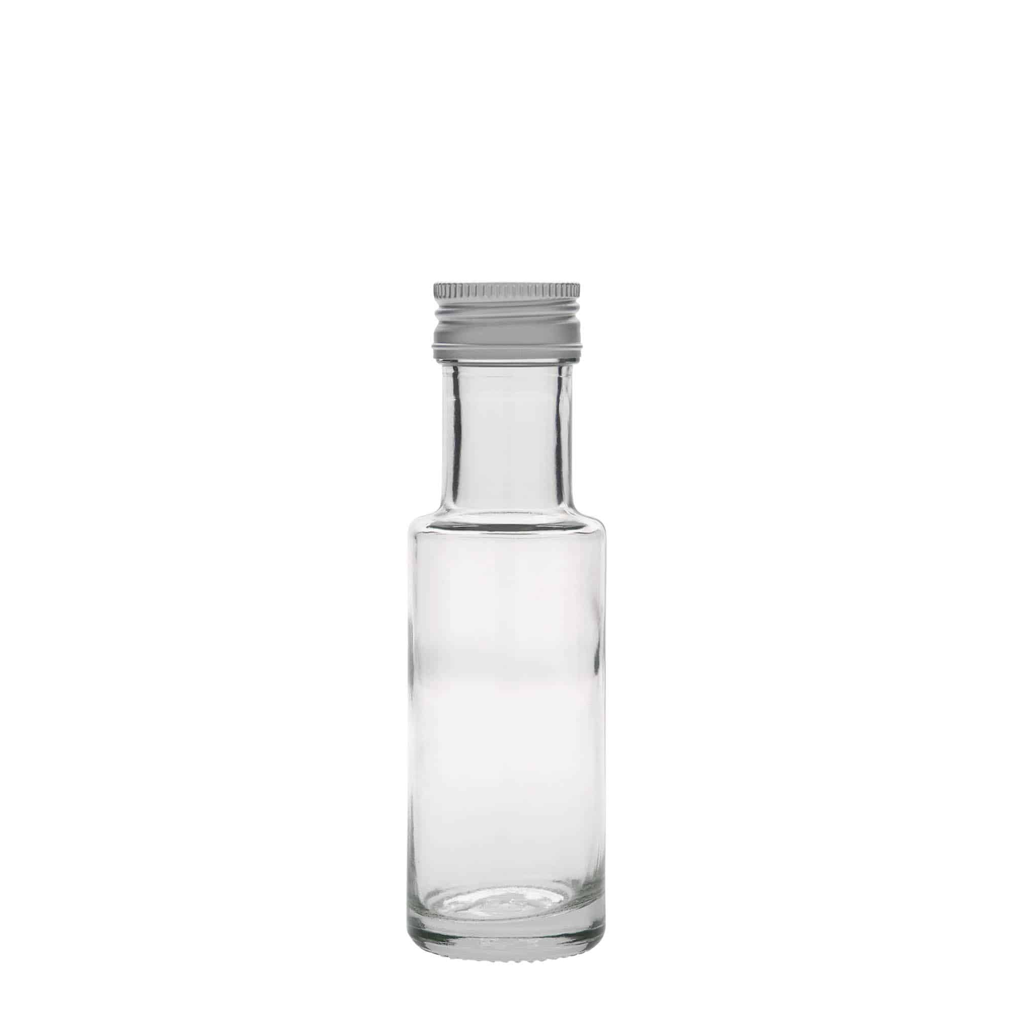 100 ml sklená fľaša „Dorica“, hrdlo: PP 31,5