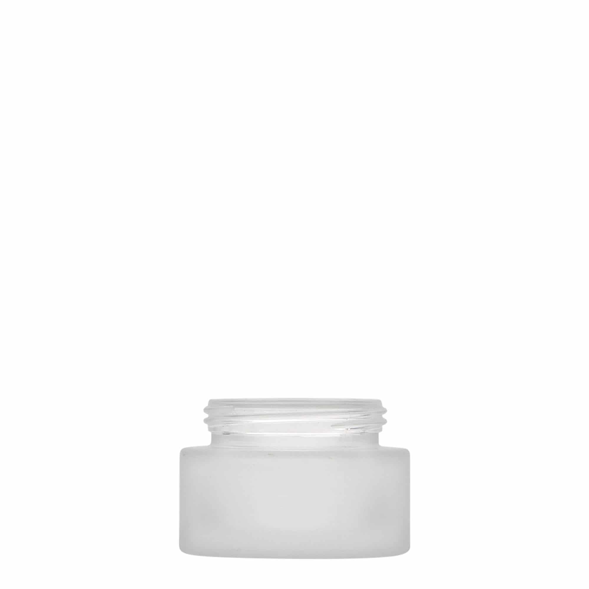 30 ml téglik „Platin Edition“, sklený, ľadová, hrdlo: skrutkovací uzáver 30 ml téglik „Platin Edition“, sklený, ľadová, hrdlo: skrutkovací uzáver