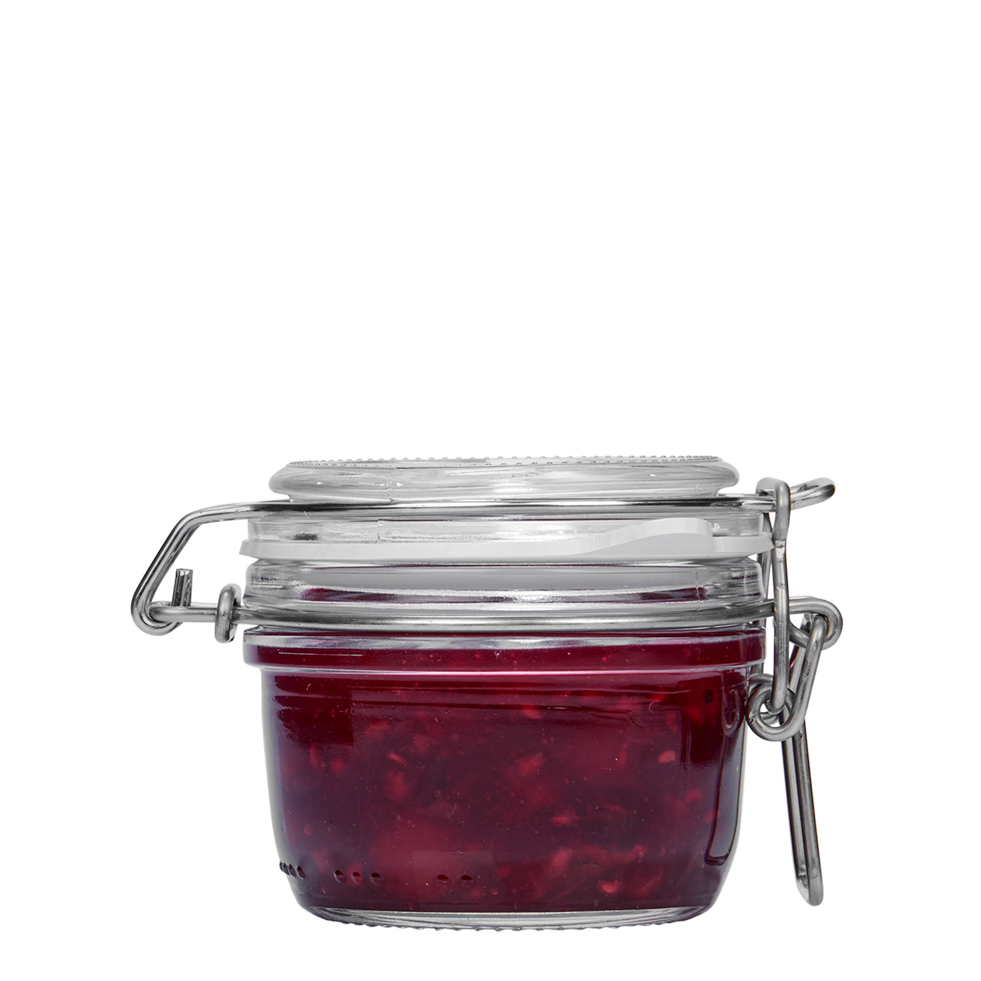 125 ml sklenená fľaša s drôteným uzáverom 'Fido', hrdlo: drôtený uzáver