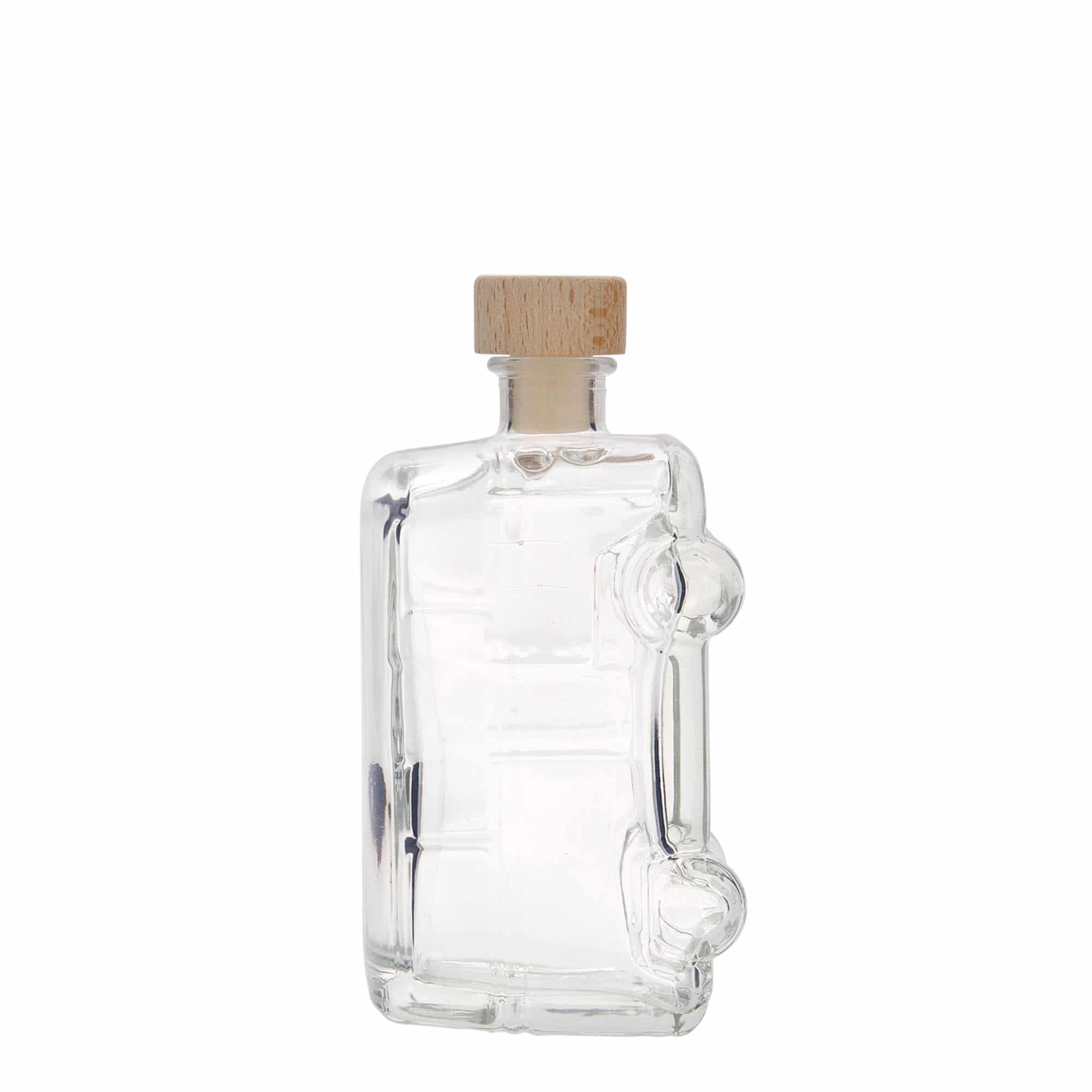 200 ml sklená fľaša „Bulli“, hrdlo: korok