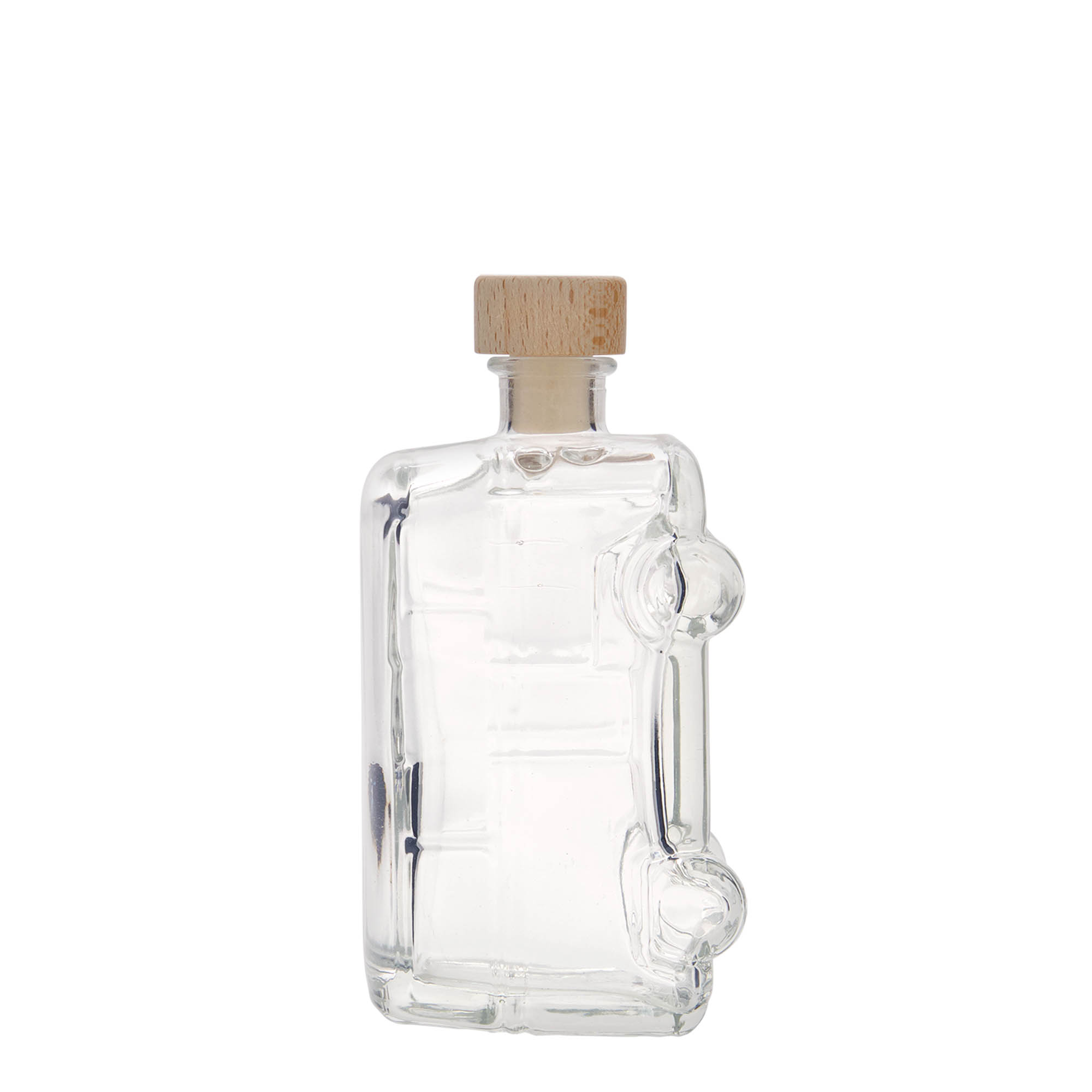 200 ml sklenená fľaša 'Bulli', hrdlo: korok 200 ml sklenená fľaša 'Bulli', hrdlo: korok