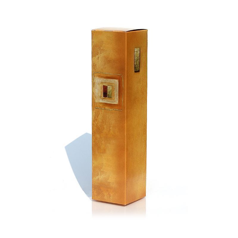 Darčeková krabica 'Impuls', obdĺžniková, lepenka, hlinená Darčeková krabica 'Impuls', obdĺžniková, lepenka, hlinená