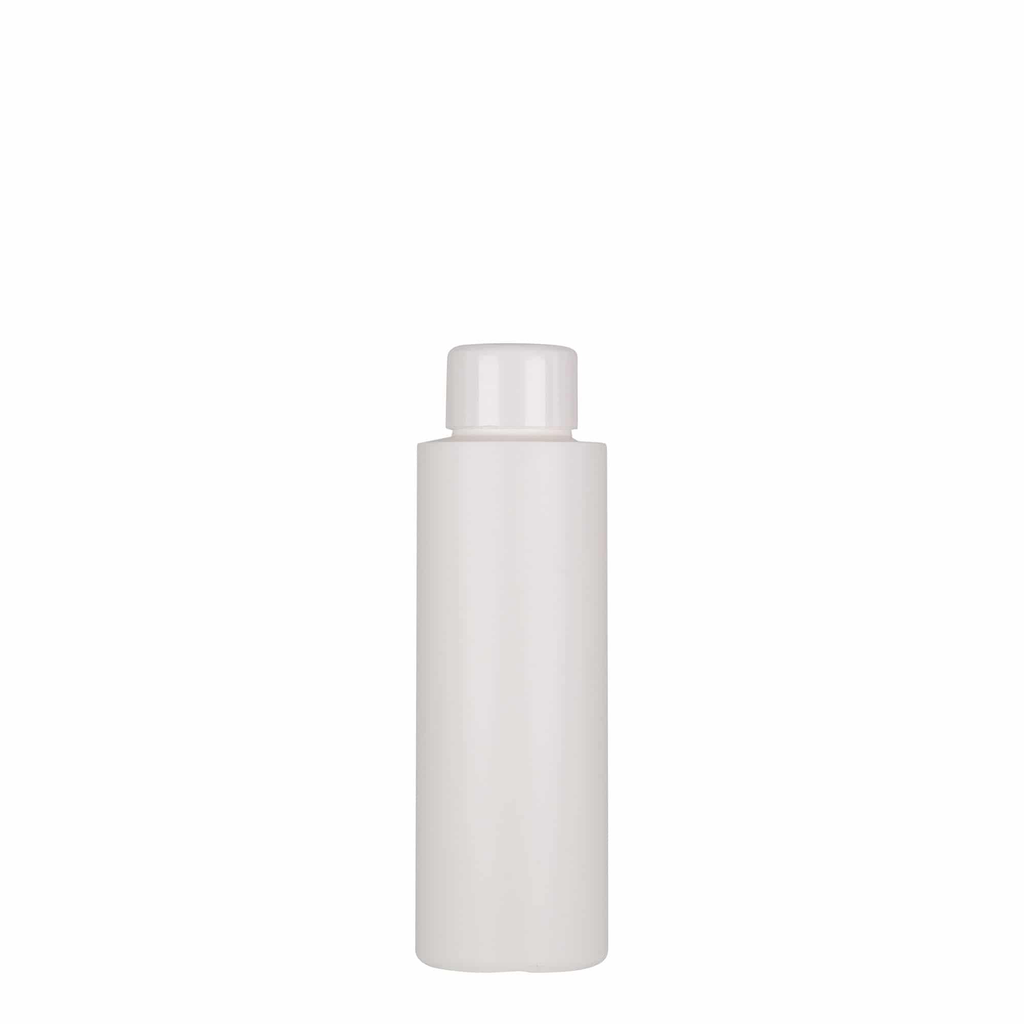 100 ml plastová fľaša „Pípa“, Green HDPE, biela farba, hrdlo: GPI 24/410