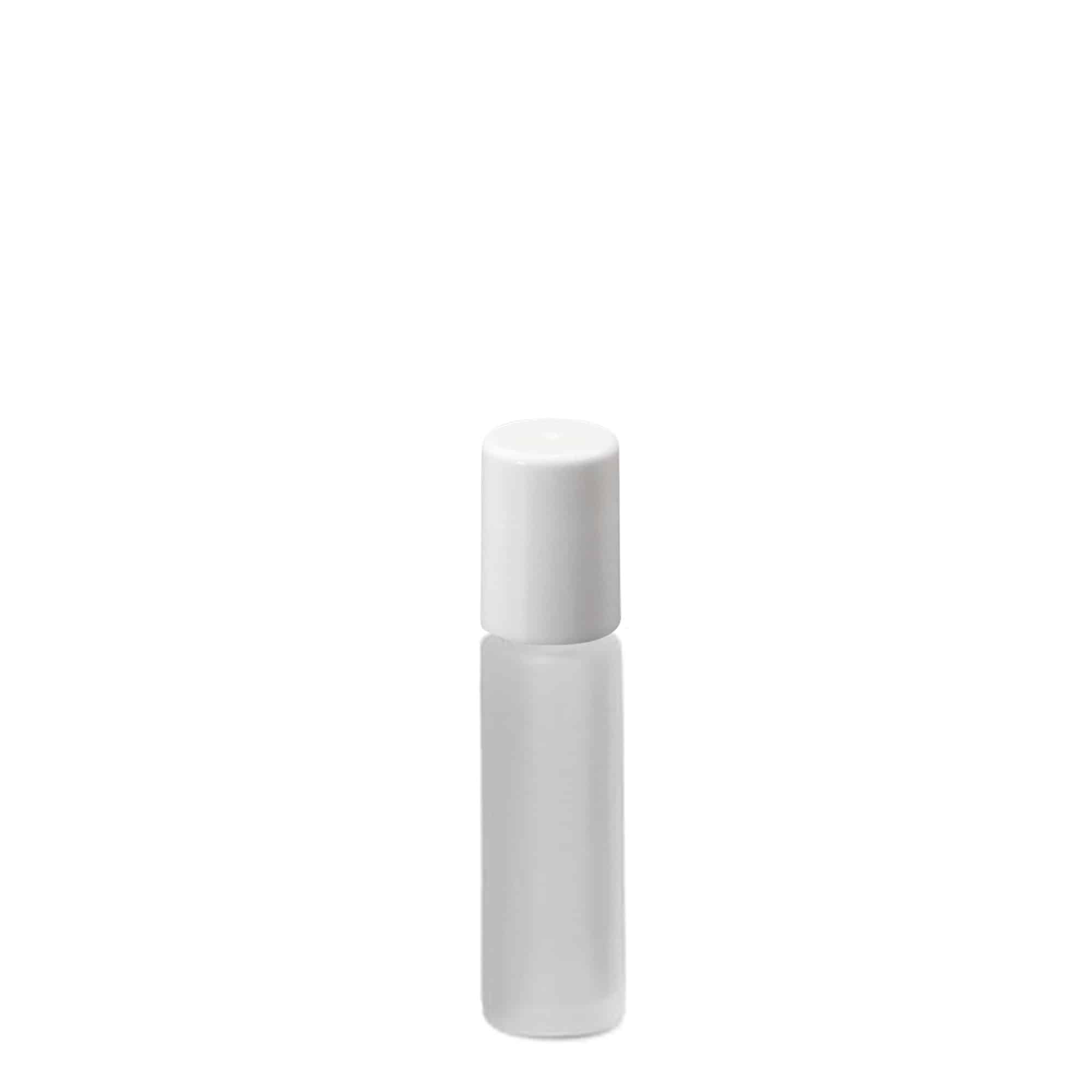 10 ml roll-on fľaša, sklo, matné, hrdlo: skrutkovací uzáver