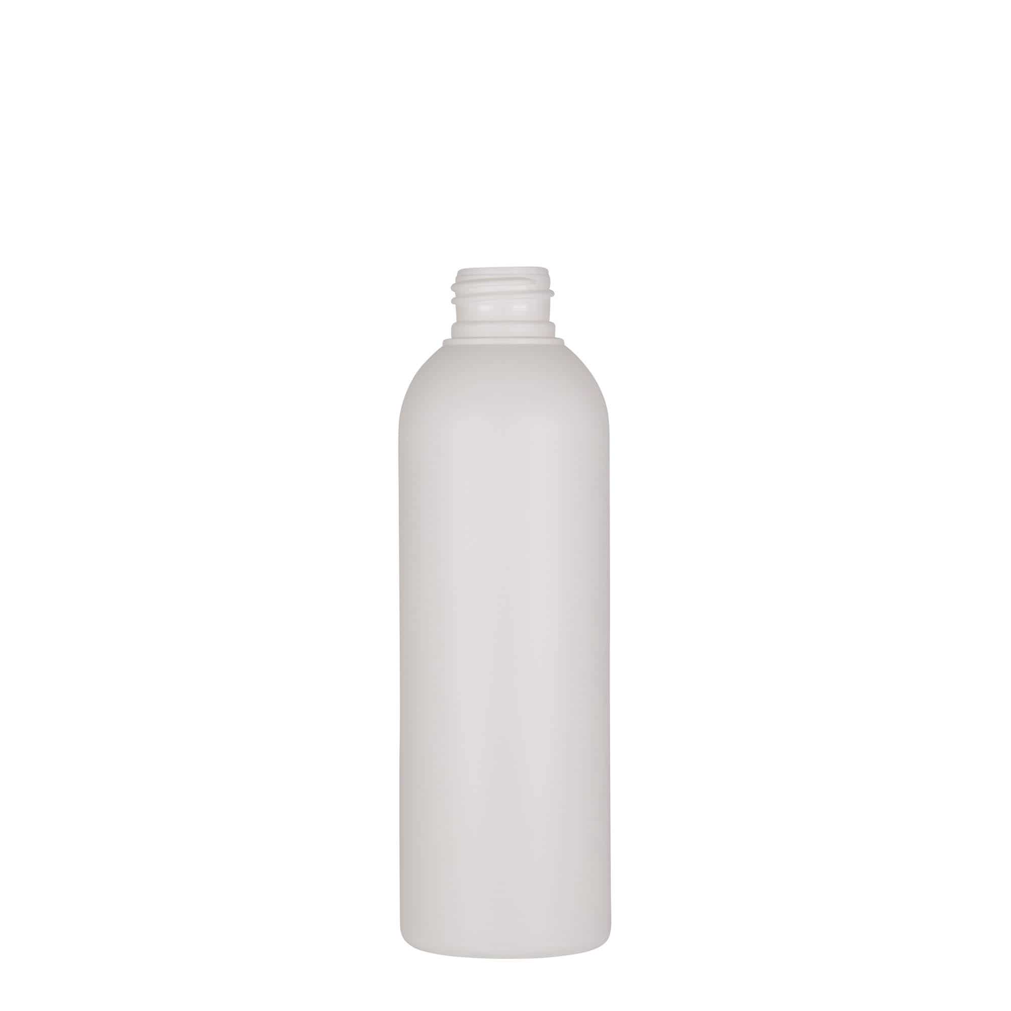 200 ml plastová fľaša „Tuffy“, HDPE, biela farba, hrdlo: GPI 24/410 200 ml plastová fľaša „Tuffy“, HDPE, biela farba, hrdlo: GPI 24/410