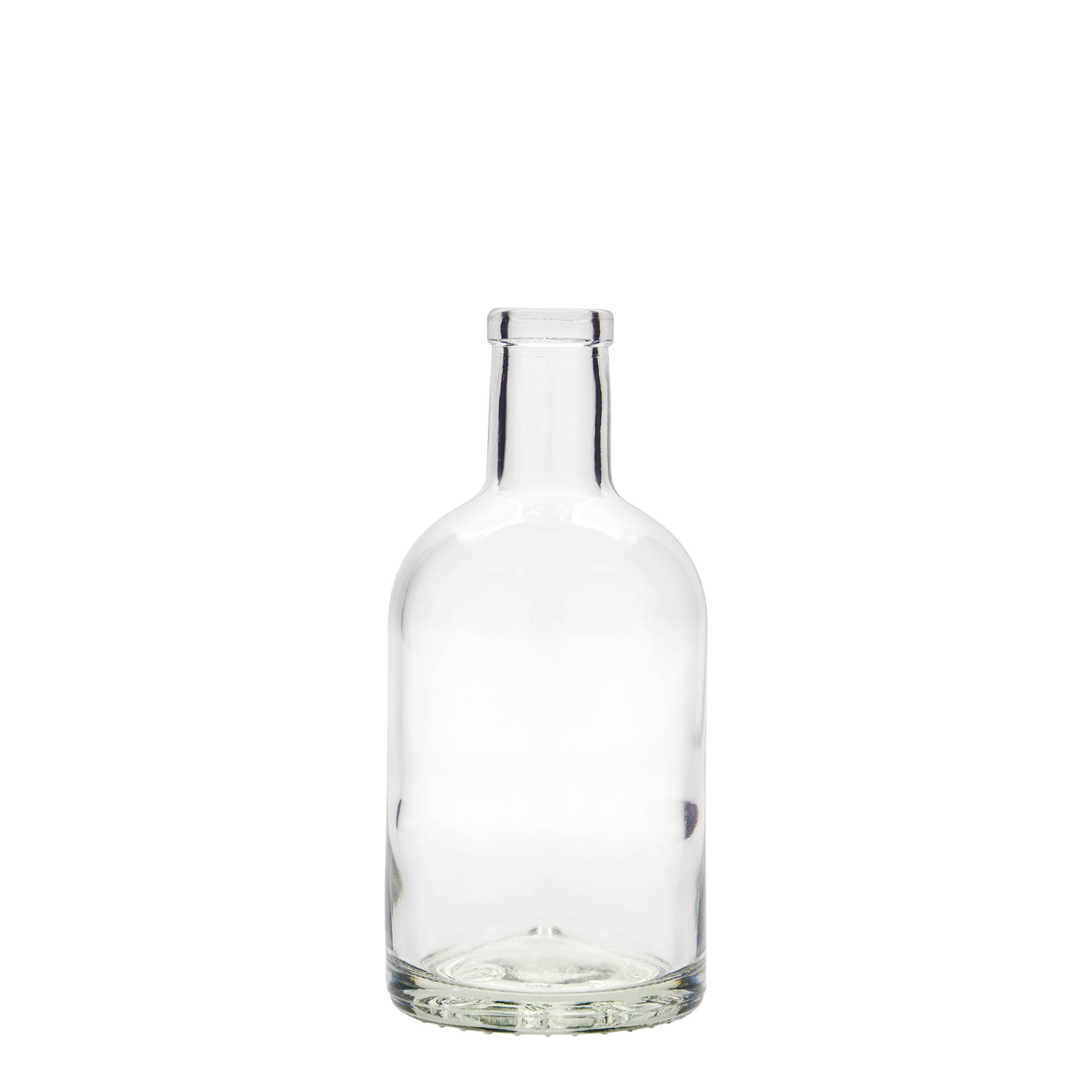 250 ml sklenená fľaša 'First Class', hrdlo: korkové