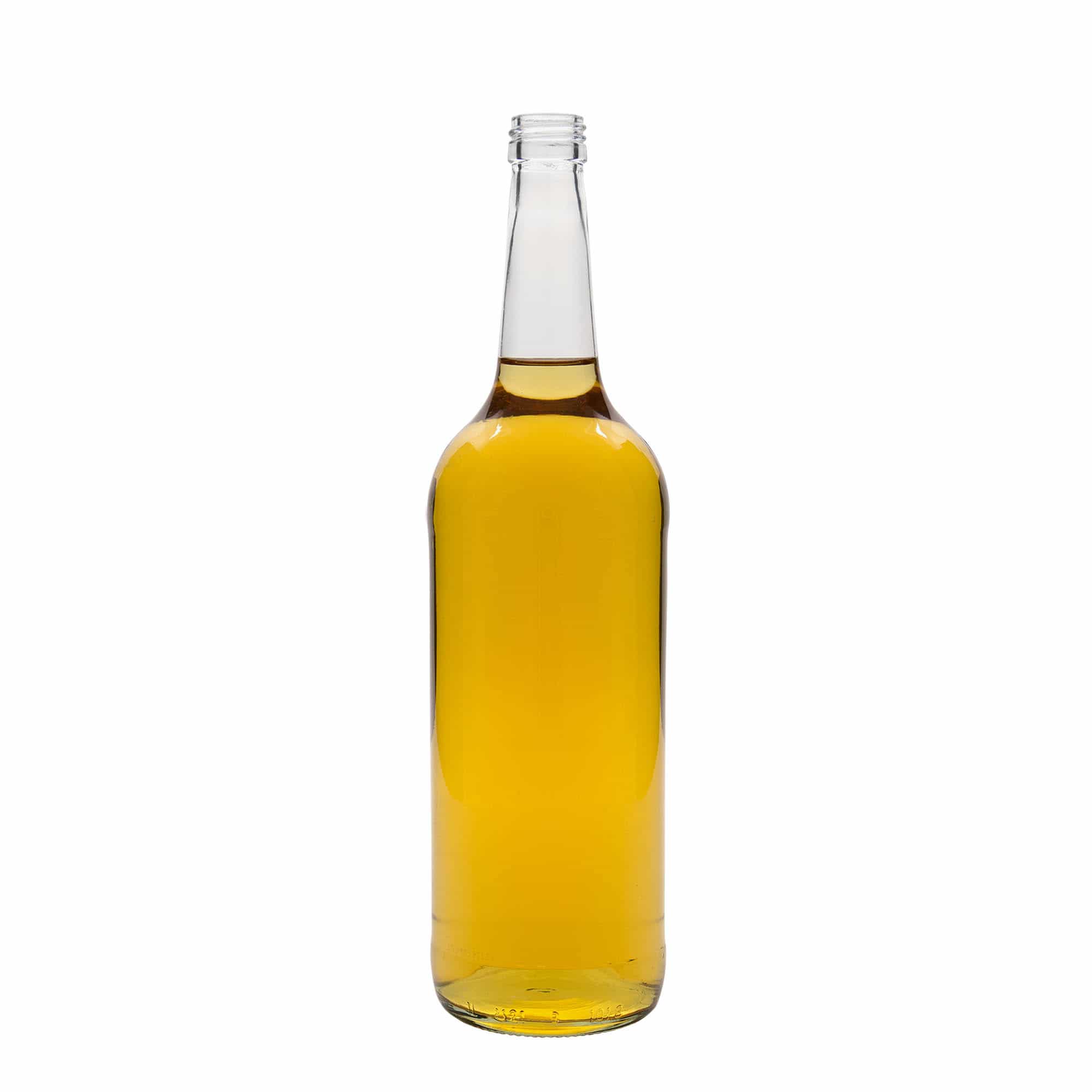 1 000 ml sklená fľaša rovné hrdlo, hrdlo: korok