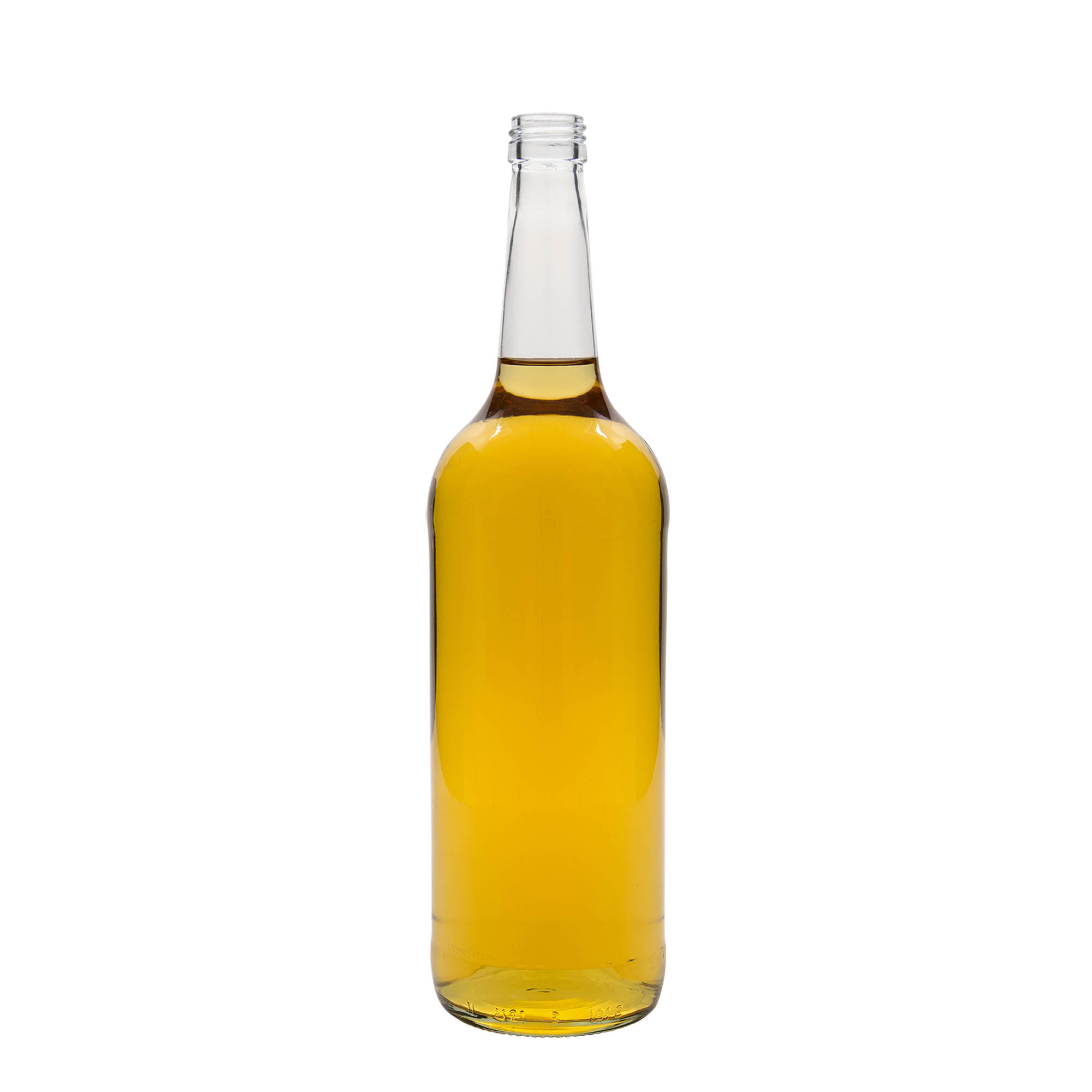 1 000 ml sklenená fľaša s rovnakým hrdlom, otvor: PP 28