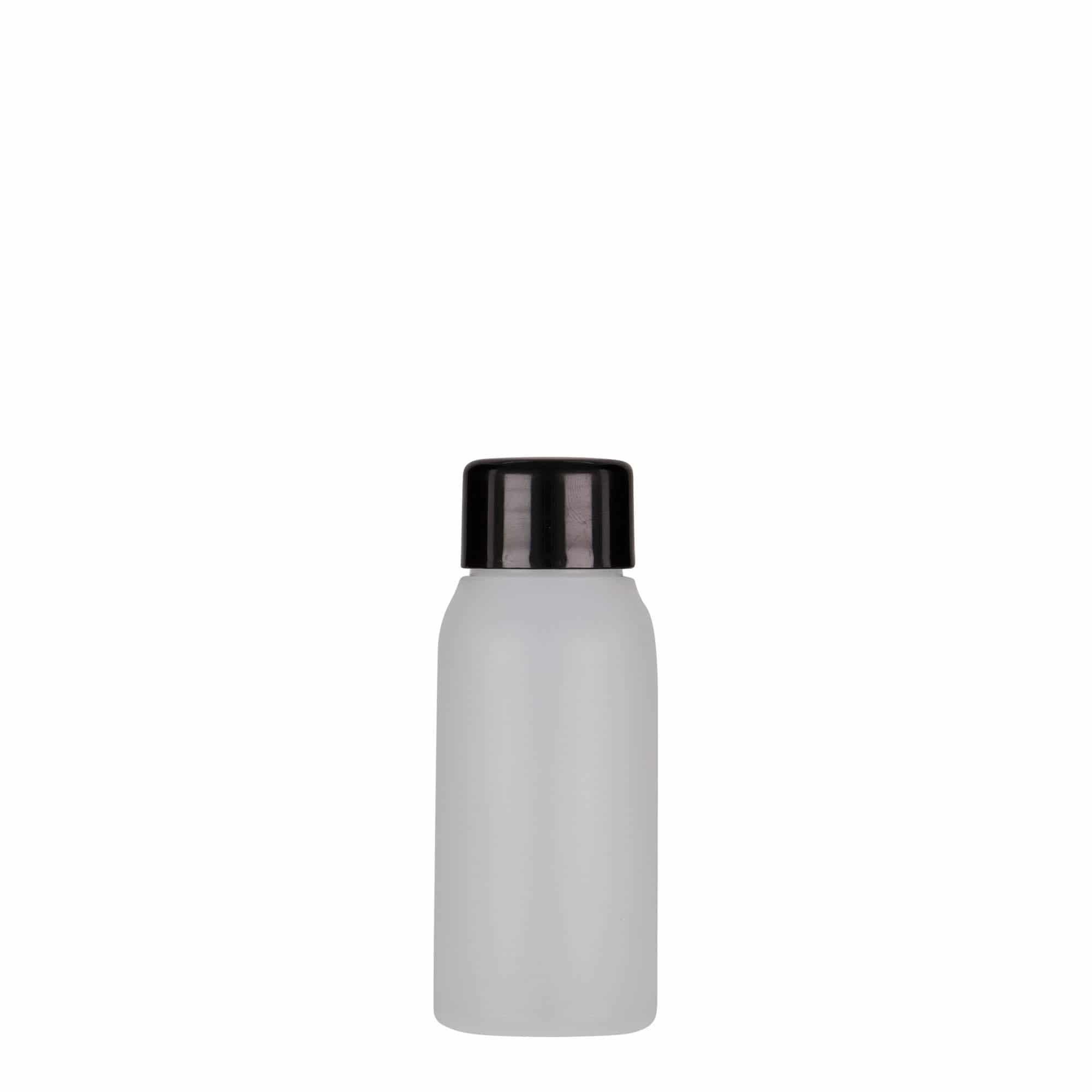 50 ml plastová fľaša „Tuffy“, HDPE, prírodná farba, hrdlo: GPI 24/410