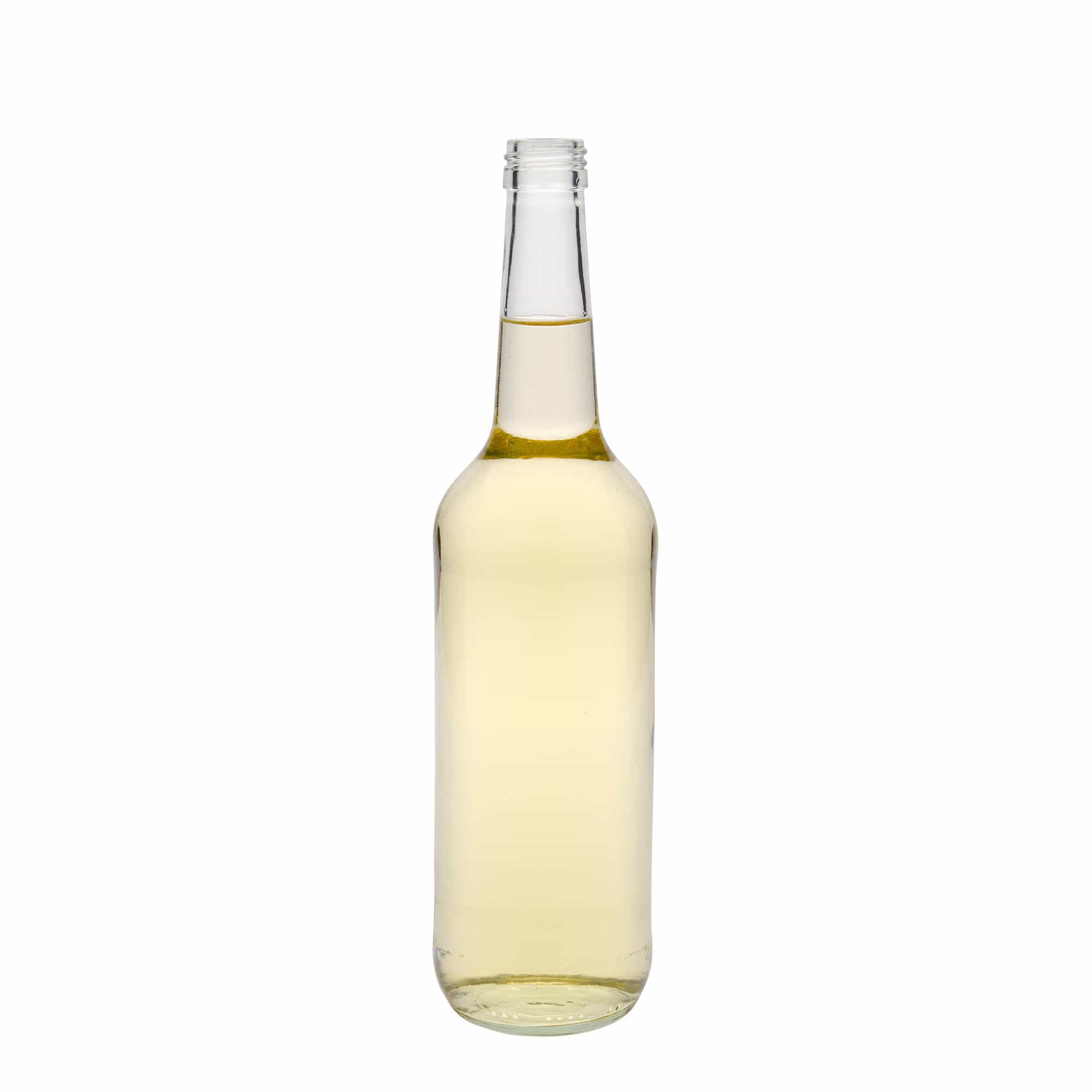 700 ml sklenená fľaša s priamym hrdlom, hrdlo: PP 28
