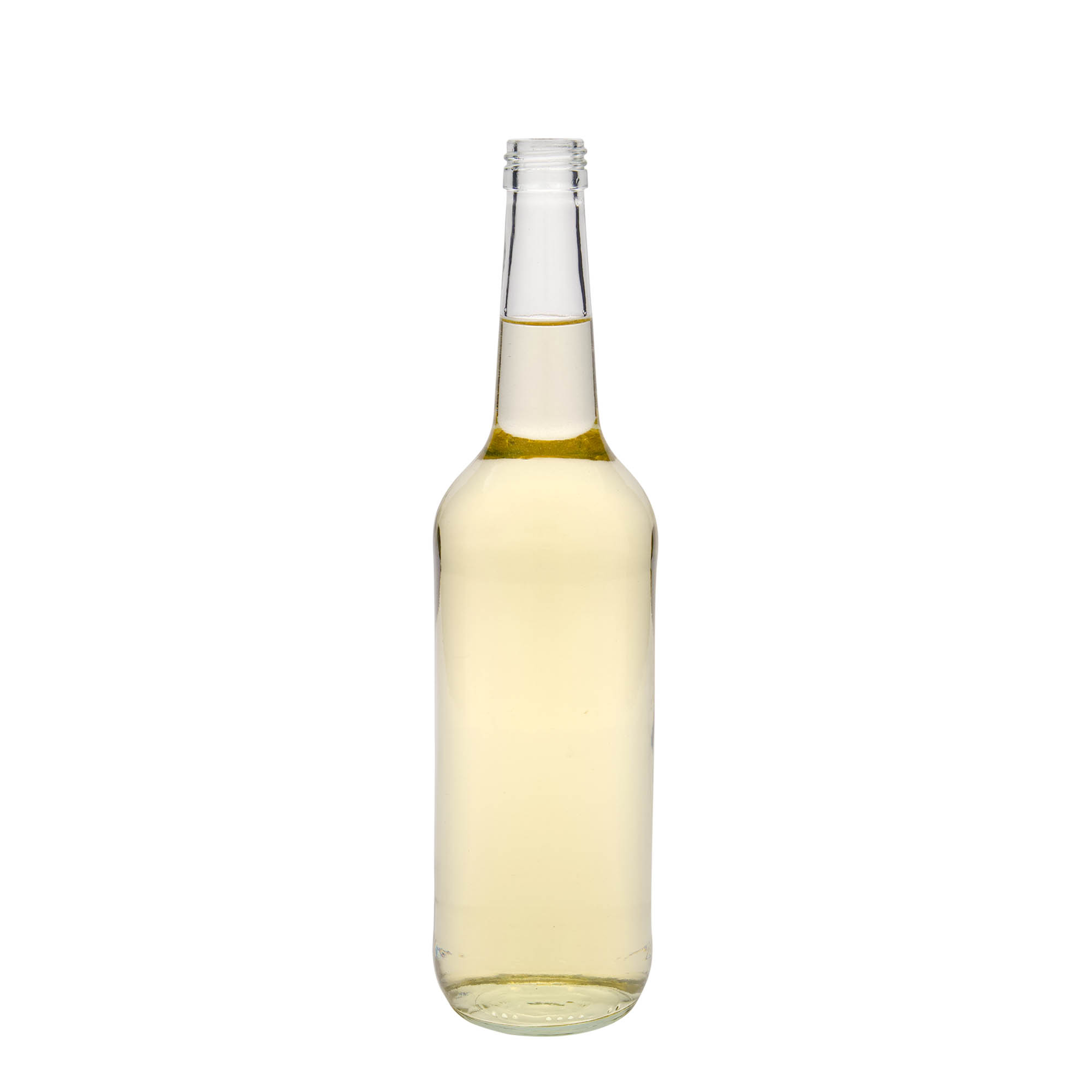 700 ml sklenená fľaša s priamym hrdlom, hrdlo: PP 28