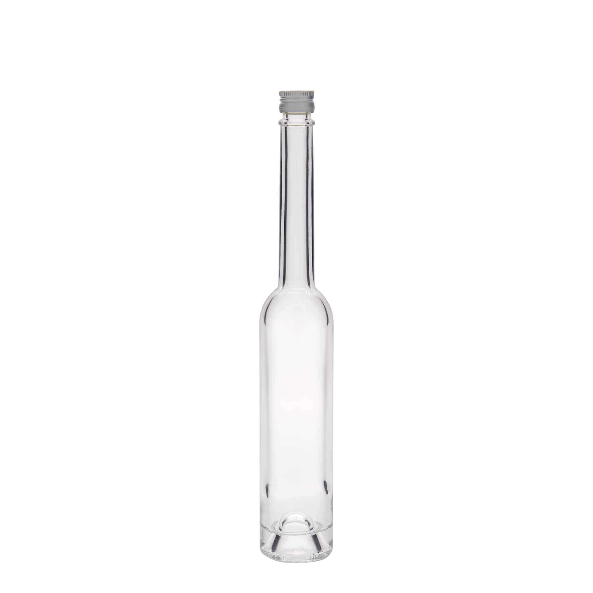 100 ml sklená fľaša „Platina“, hrdlo: PP 18