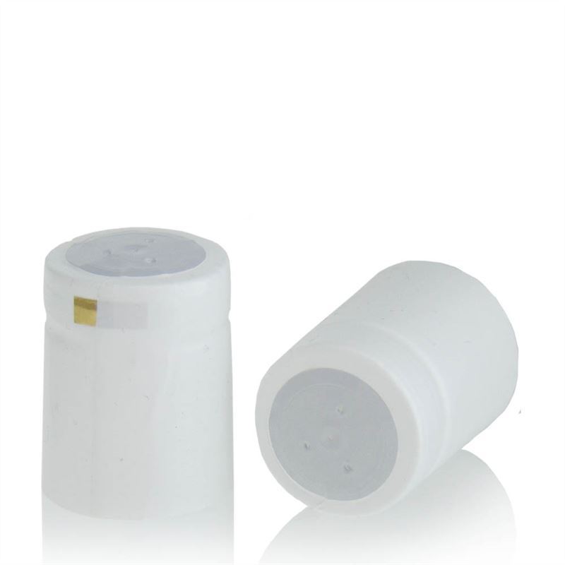 Zmršťovacia kapsula 32x41, PVC-plast, biela Zmršťovacia kapsula 32x41, PVC-plast, biela