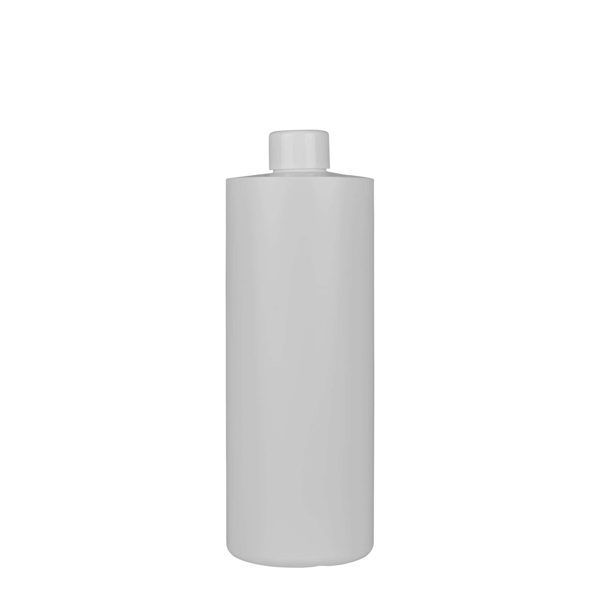 500 ml plastová fľaša „Pípa“, Green HDPE, biela farba, hrdlo: GPI 24/410