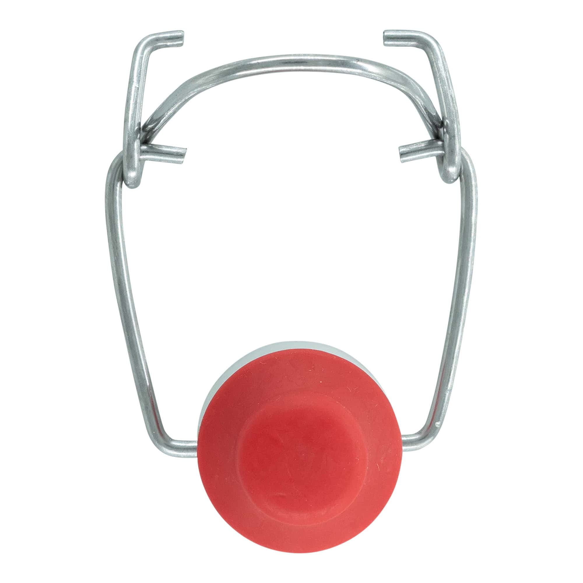 Závesný uzáver špeciálnej veľkosti, plast, červeno-biely Závesný uzáver špeciálnej veľkosti, plast, červeno-biely