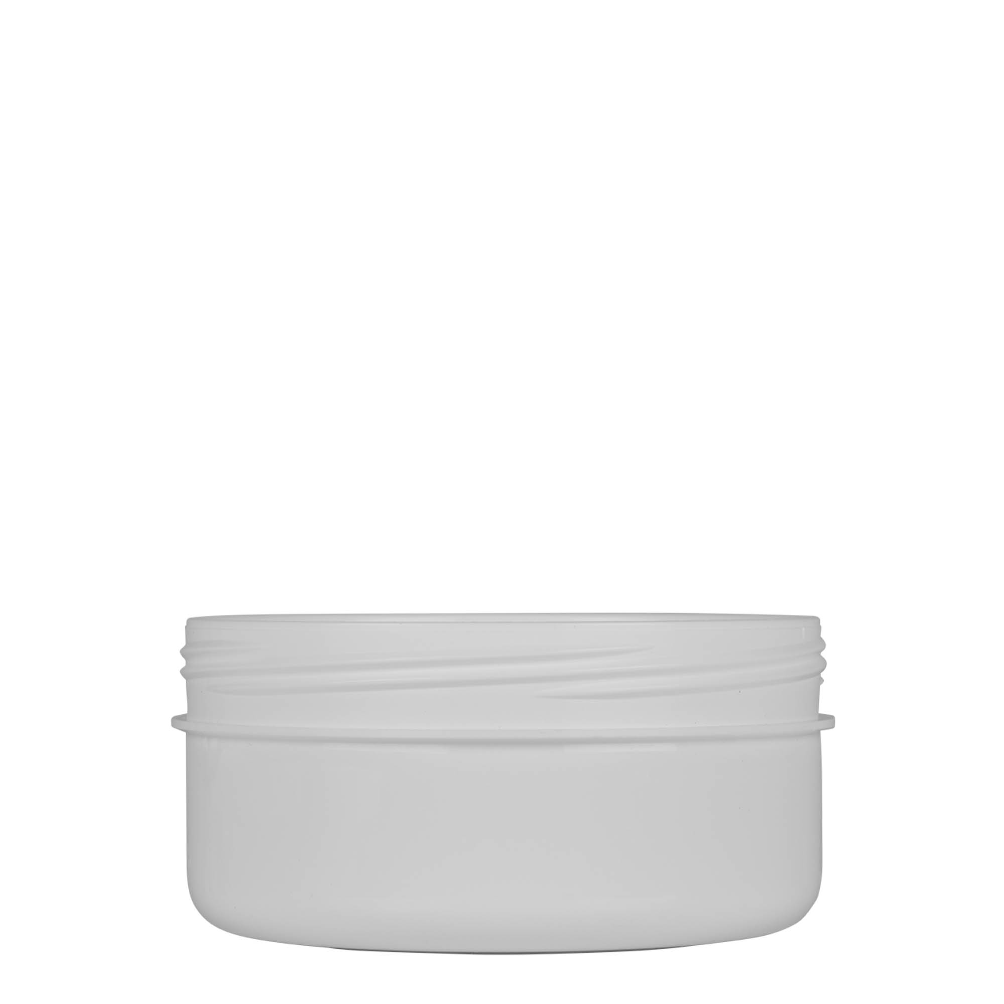 250 ml plastová dóza 'White Line', PP, biela, hrdlo: skrutkovací uzáver 250 ml plastová dóza 'White Line', PP, biela, hrdlo: skrutkovací uzáver
