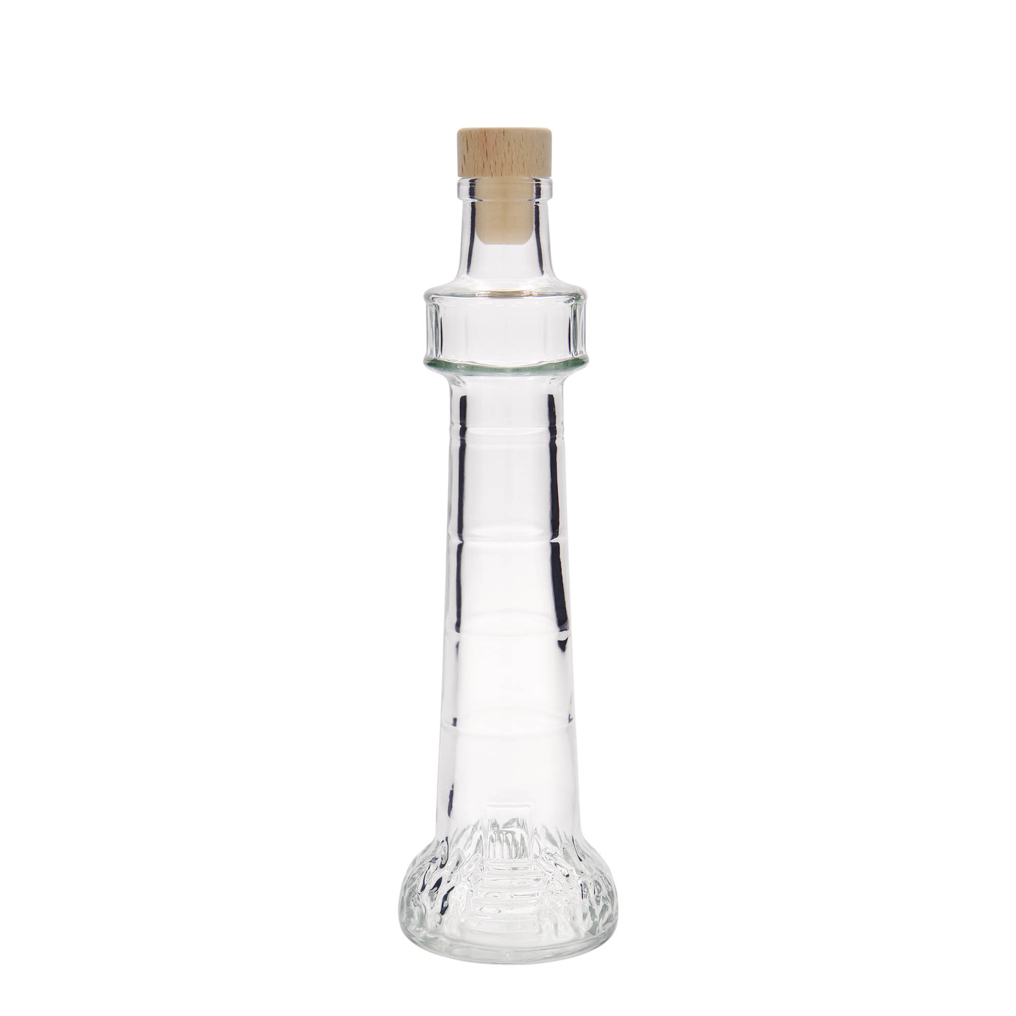 200 ml sklenená fľaša 'Leuchtturm', hrdlo: korok