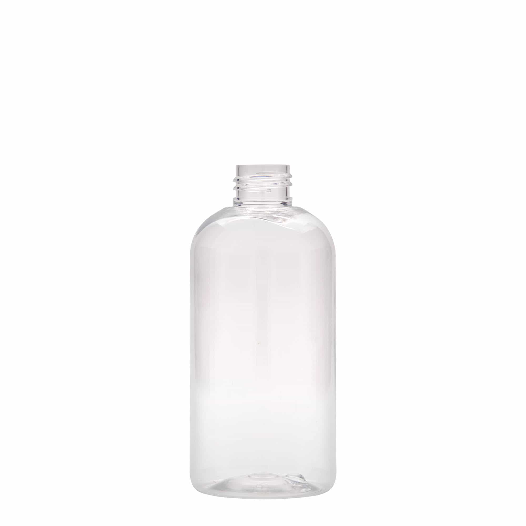 250 ml PET fľaša „Boston“, plast, hrdlo: GPI 24/410 250 ml PET fľaša „Boston“, plast, hrdlo: GPI 24/410